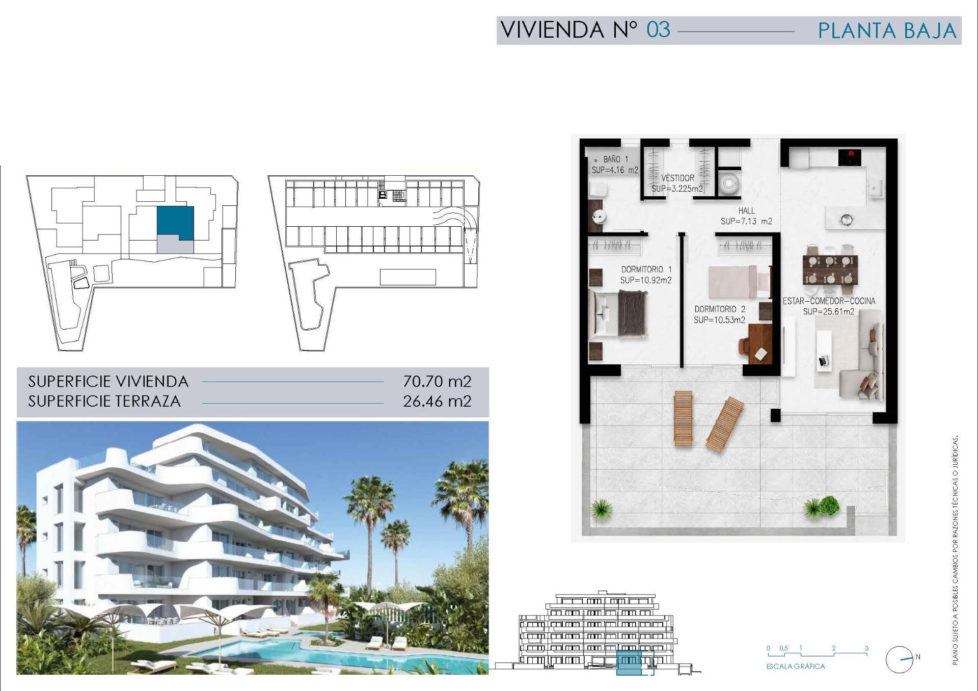 Venta de apartamento en Pilar de La Horadada