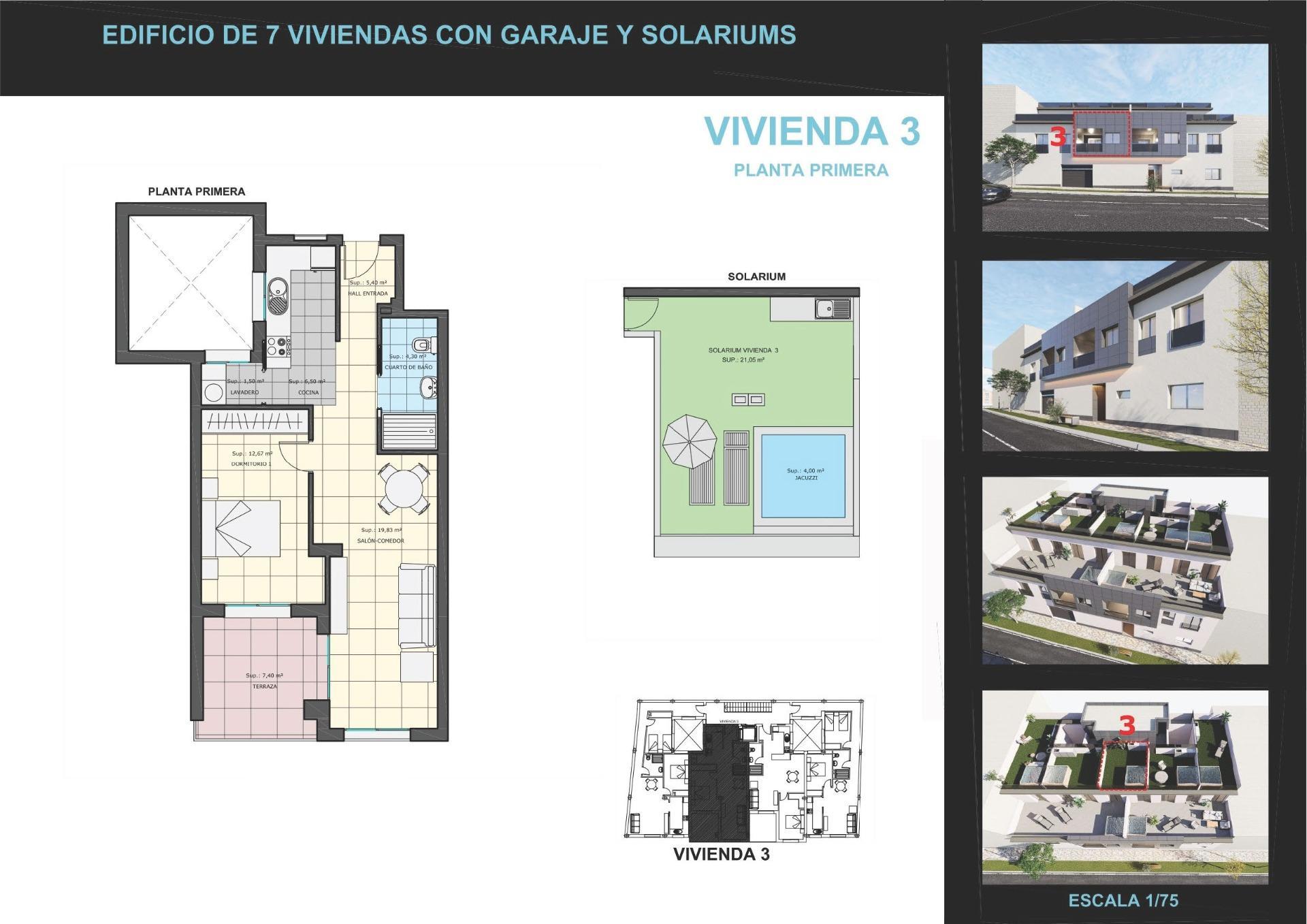 Venta de apartamento en Pilar de La Horadada