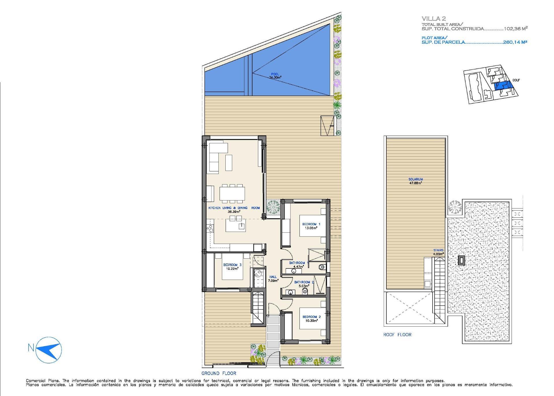 Venta de villa en Los Alcazares