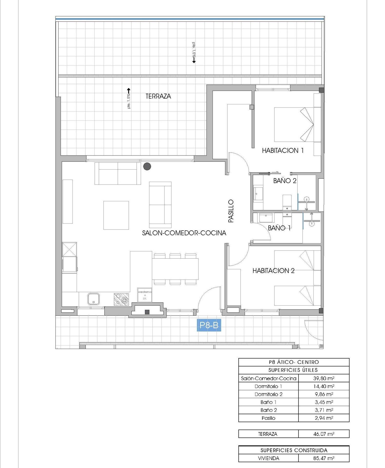 Venta de Ático en Villajoyosa