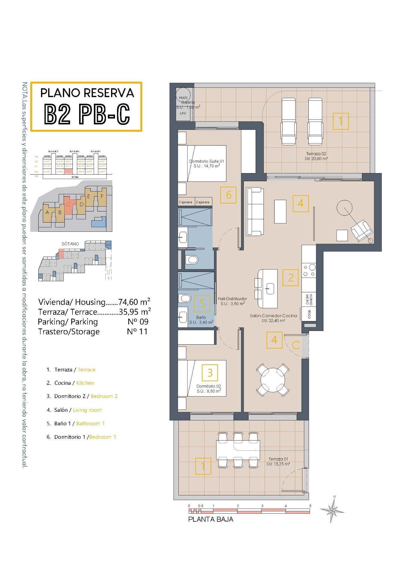 Venta de apartamento en Los Alcazares