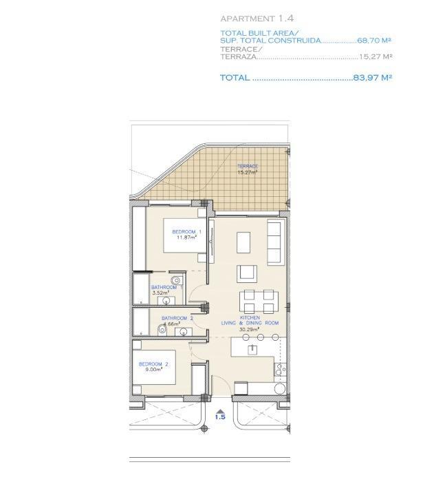 Venta de apartamento en Los Alcazares