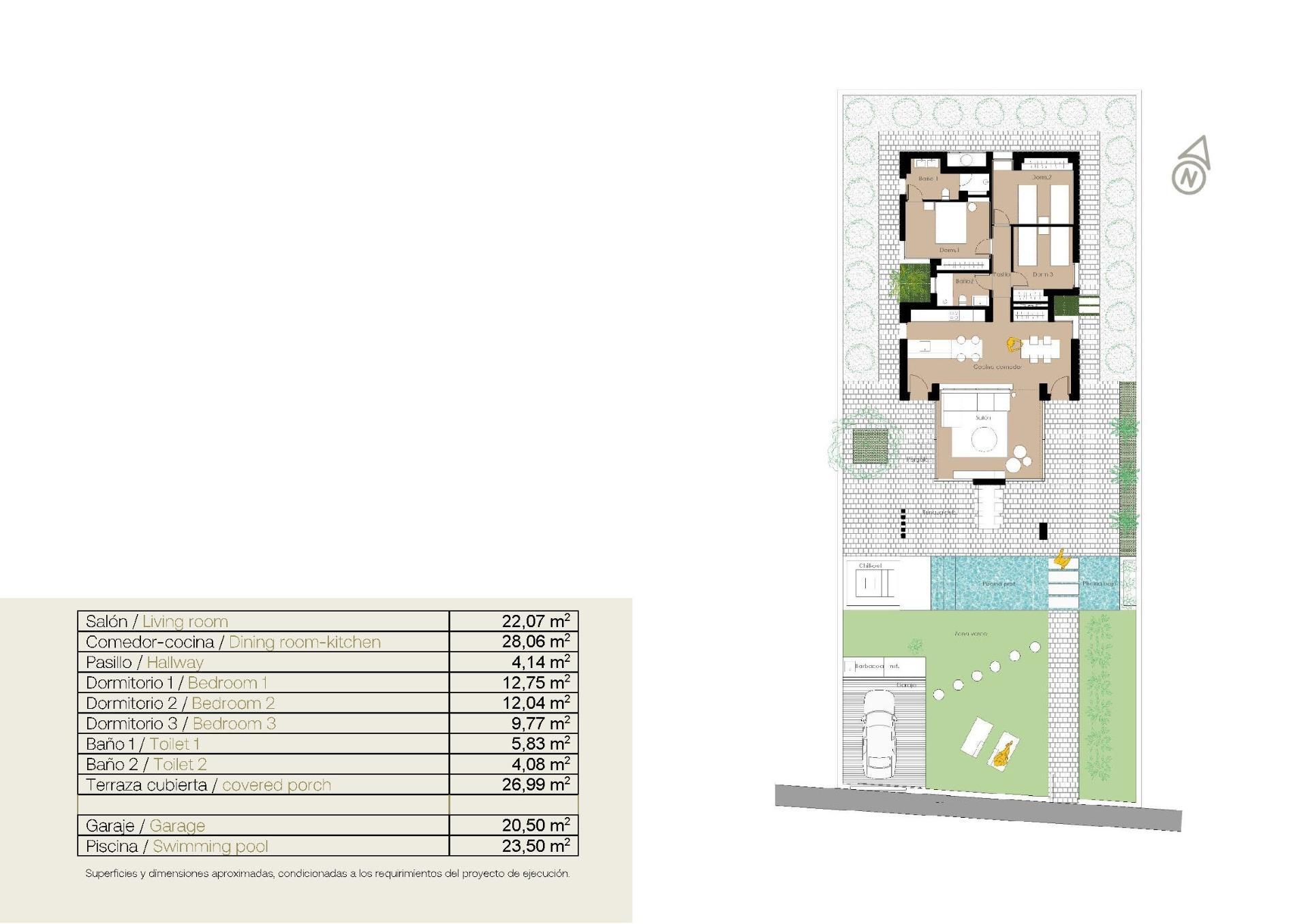 Venta de villa en San Fulgencio