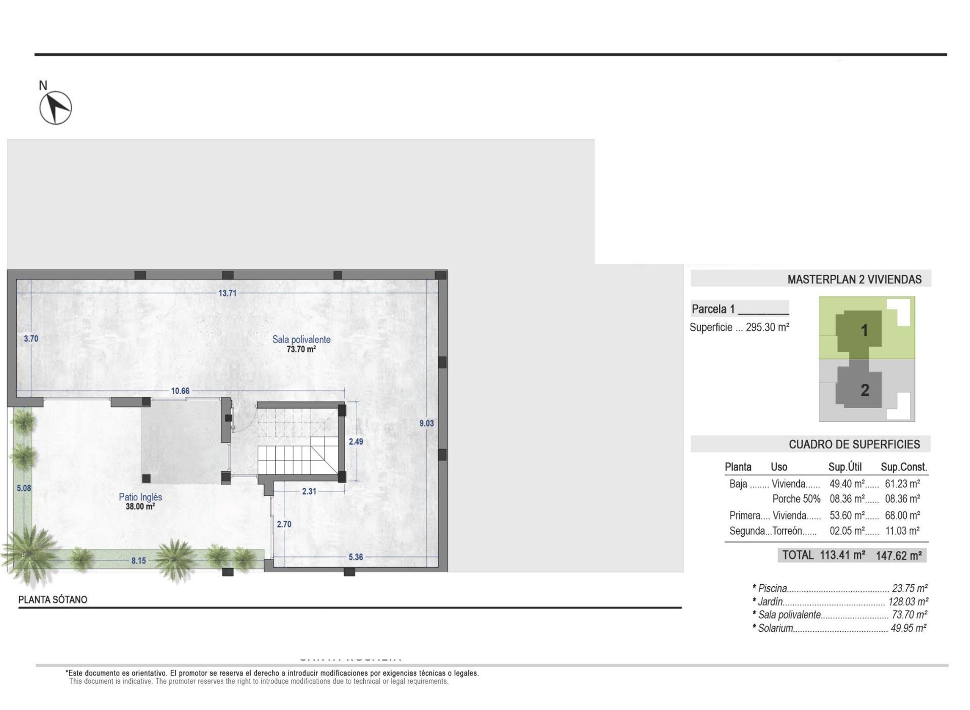Venta de villa en Torre Pacheco