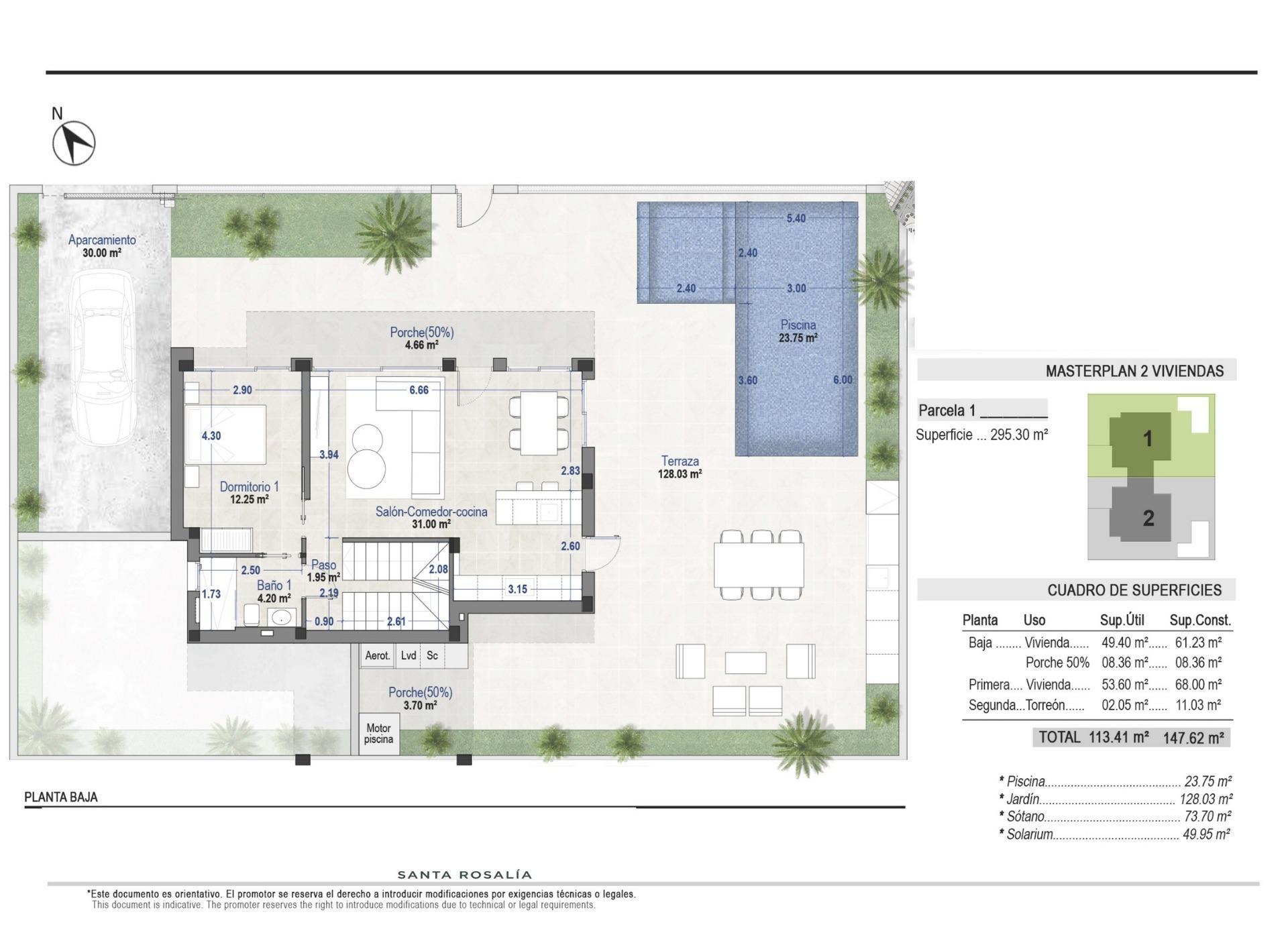 Venta de villa en Torre Pacheco