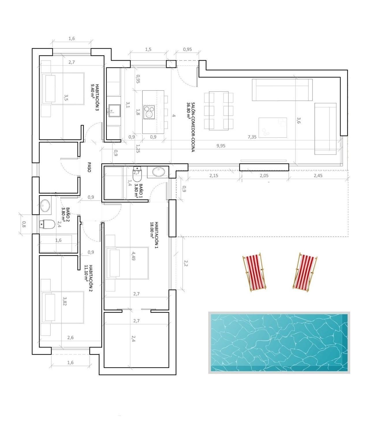 Venta de villa en Hondón de las Nieves