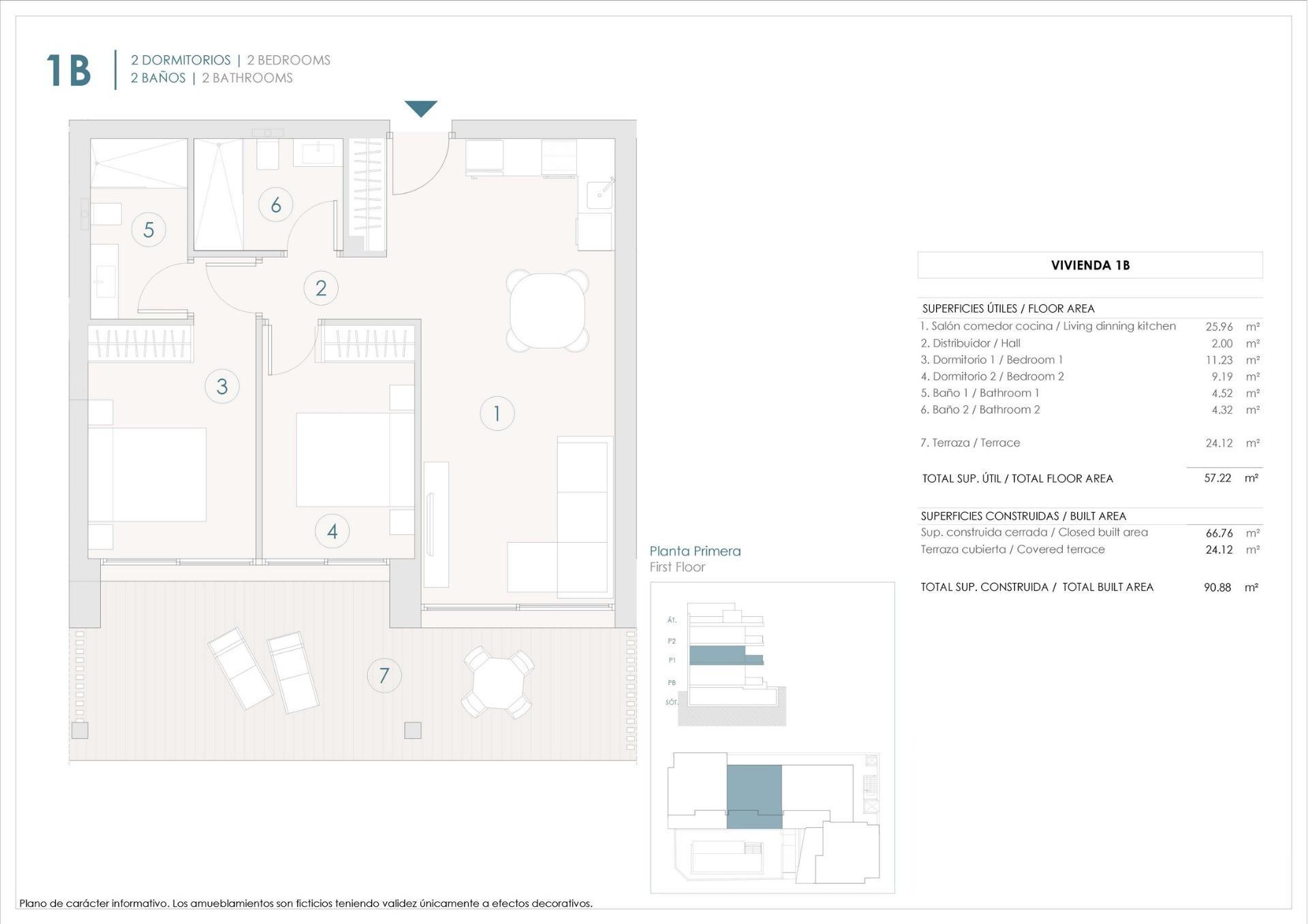 Venta de apartamento en Benijofar
