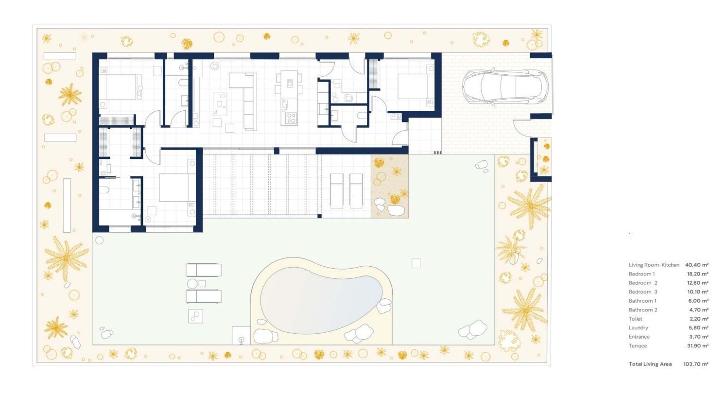 Venta de villa en Baños y Mendigo