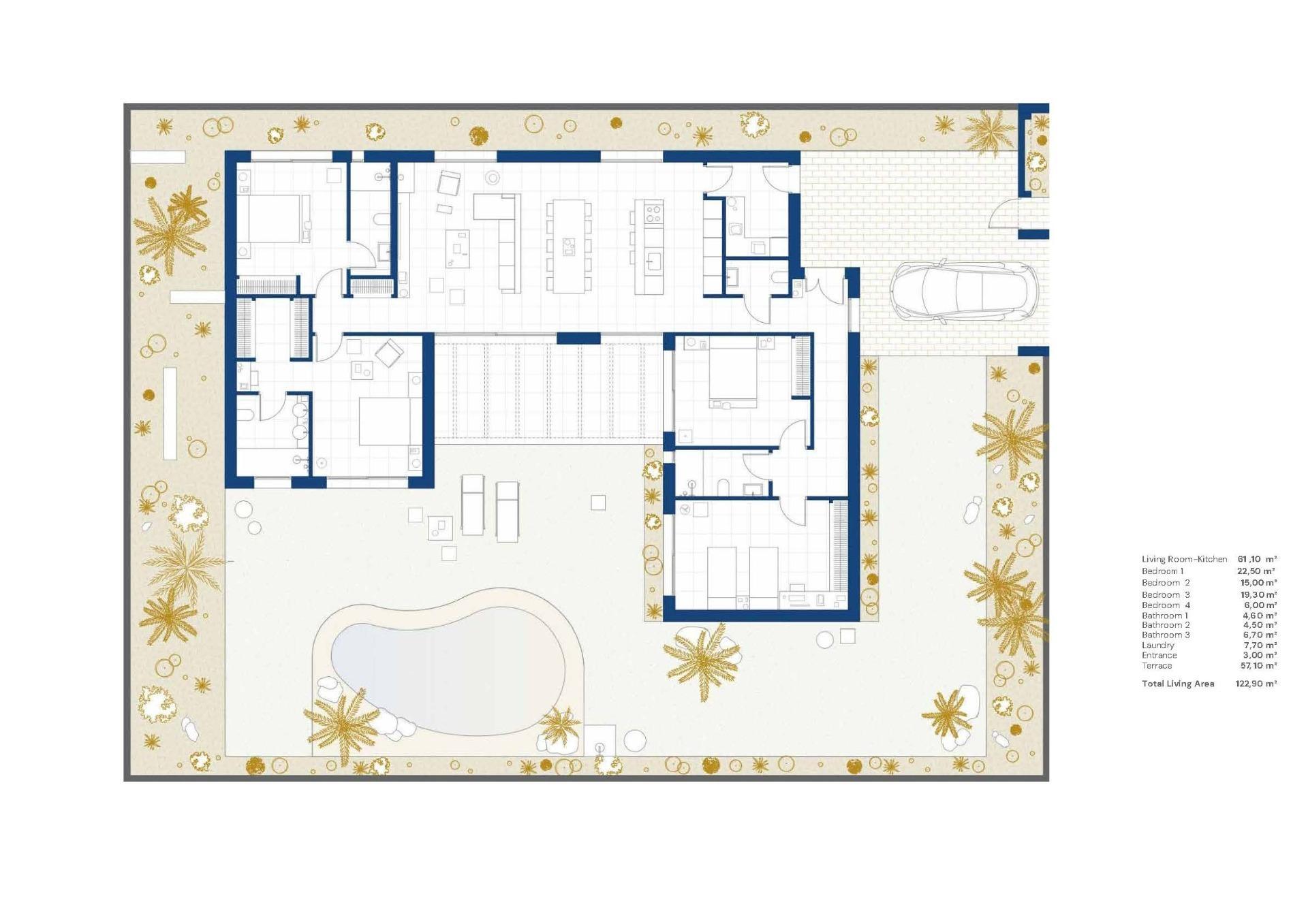 Venta de villa en Baños y Mendigo