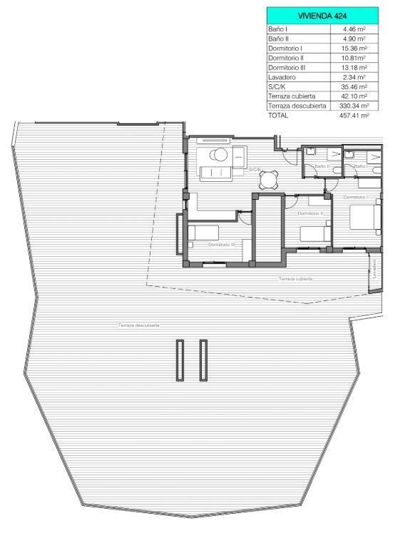 Venta de apartamento en San Miguel de Salinas