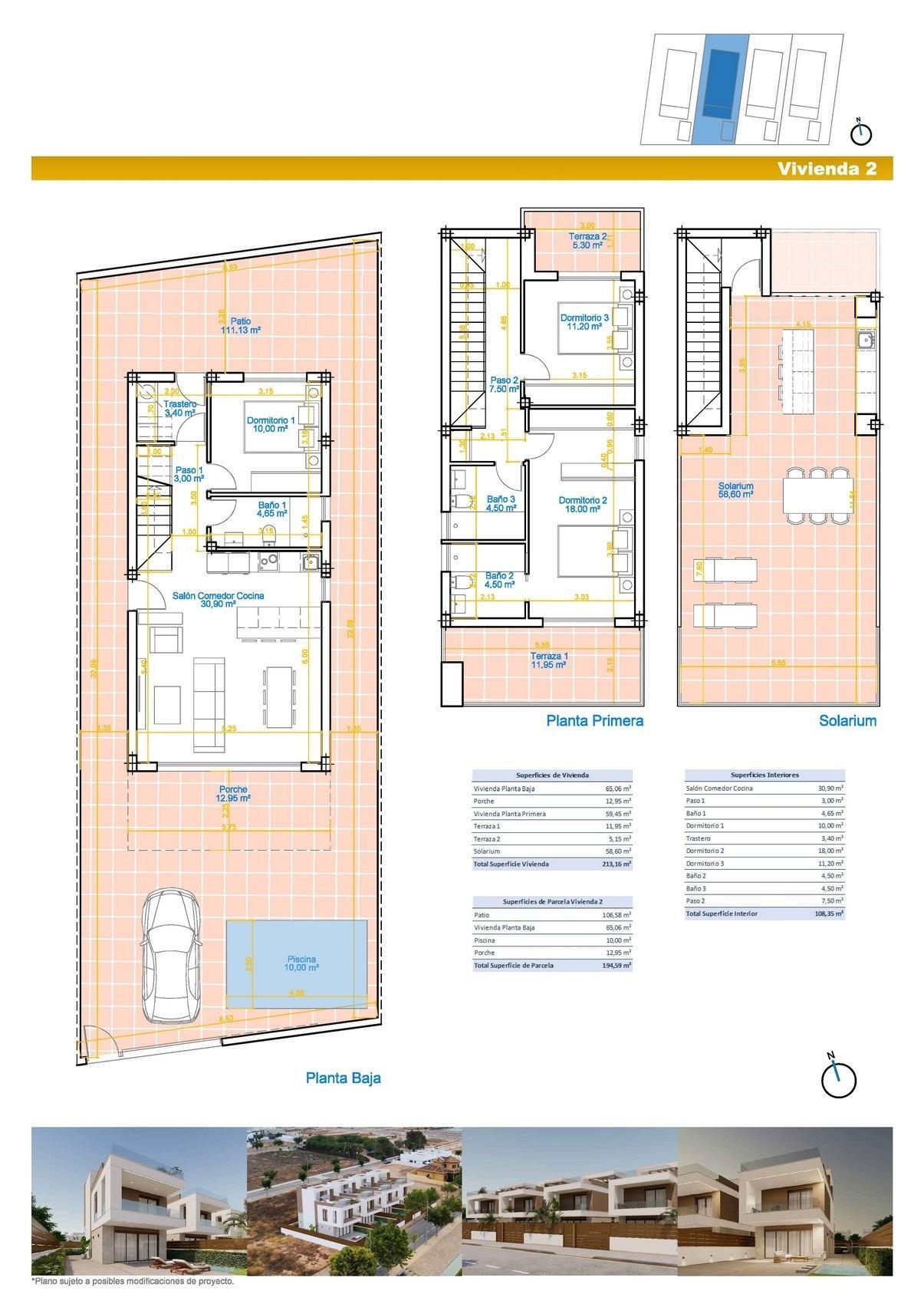 Venta de villa en Pilar de La Horadada