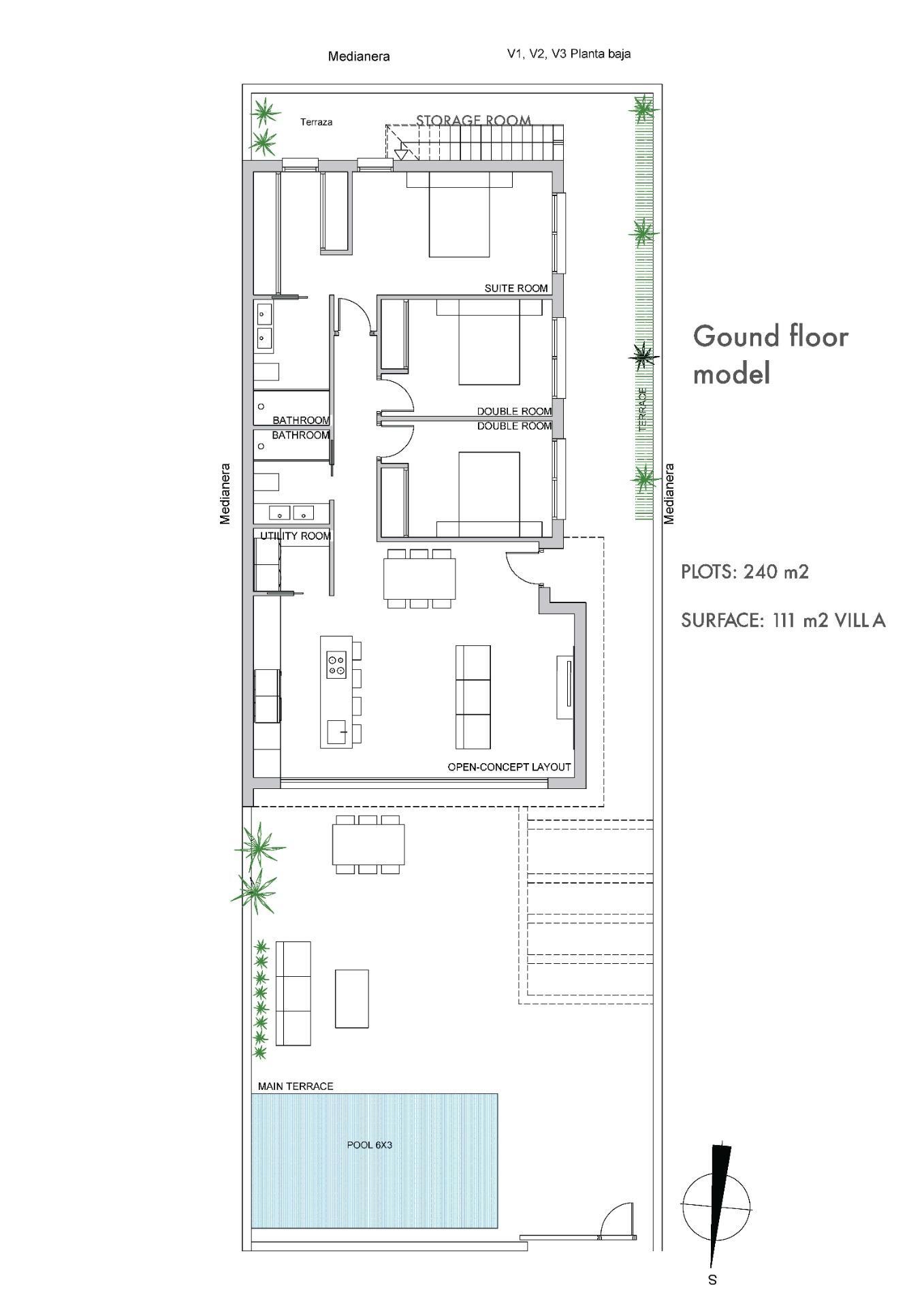 Venta de villa en Los Alcazares