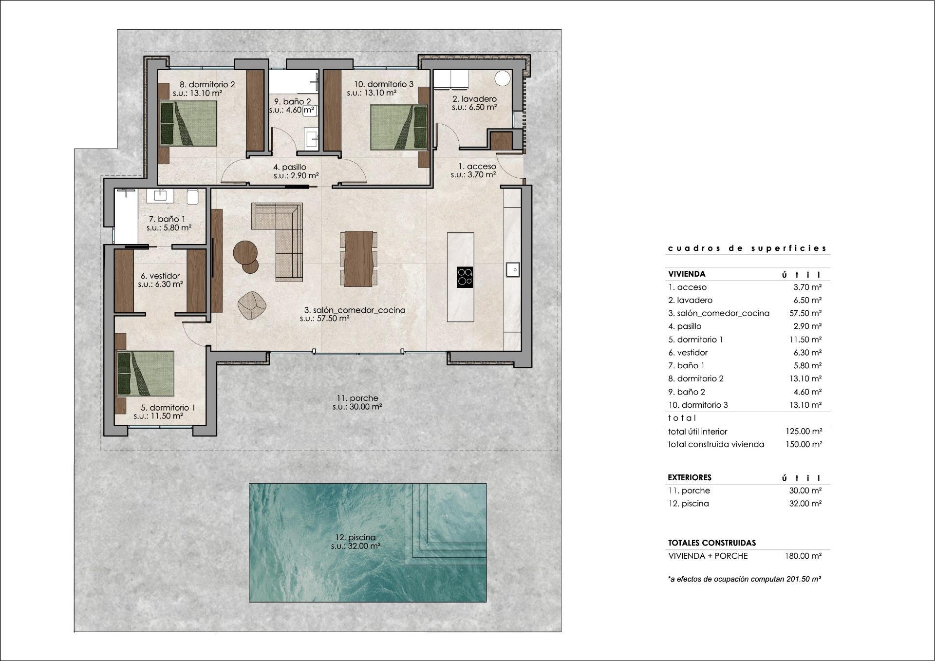 Venta de villa en Pinoso