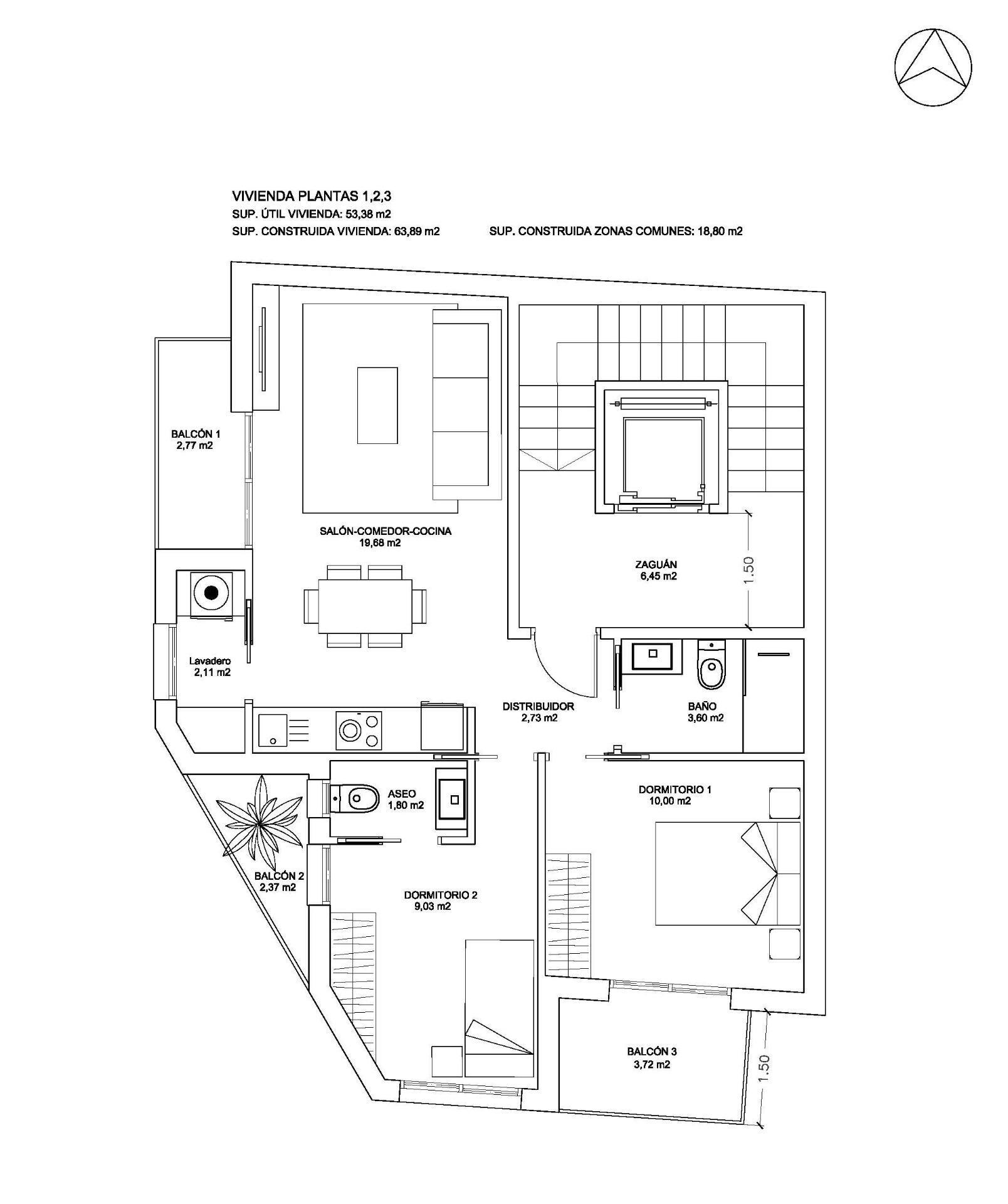 Venta de apartamento en Bigastro