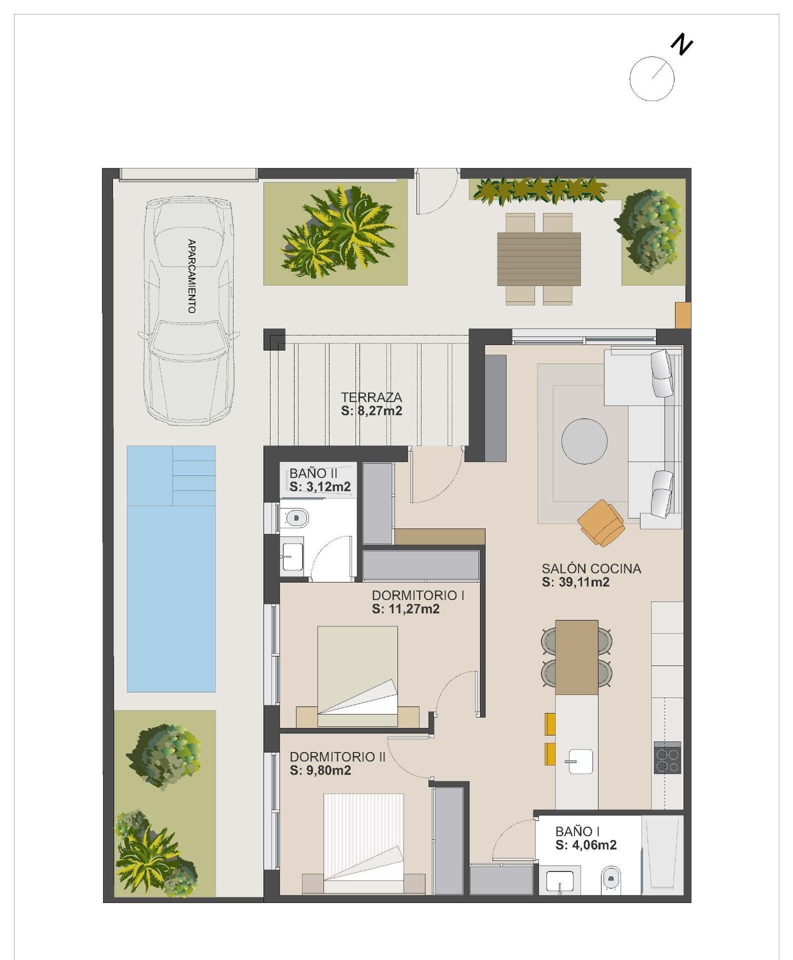 Venta de piso en Torre Pacheco