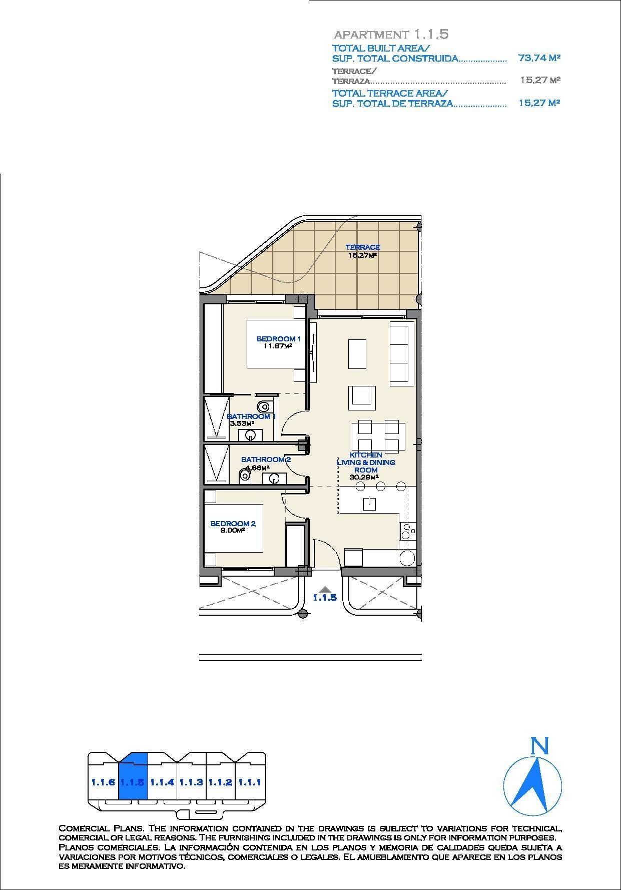 Venta de apartamento en Los Alcazares