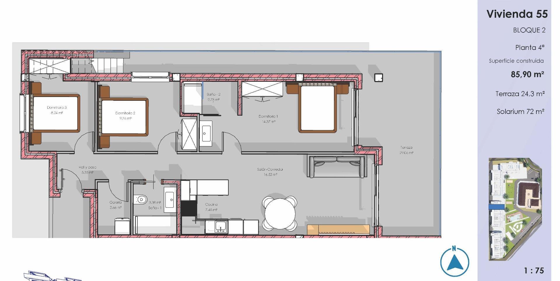 Venta de Ático en Guardamar del Segura