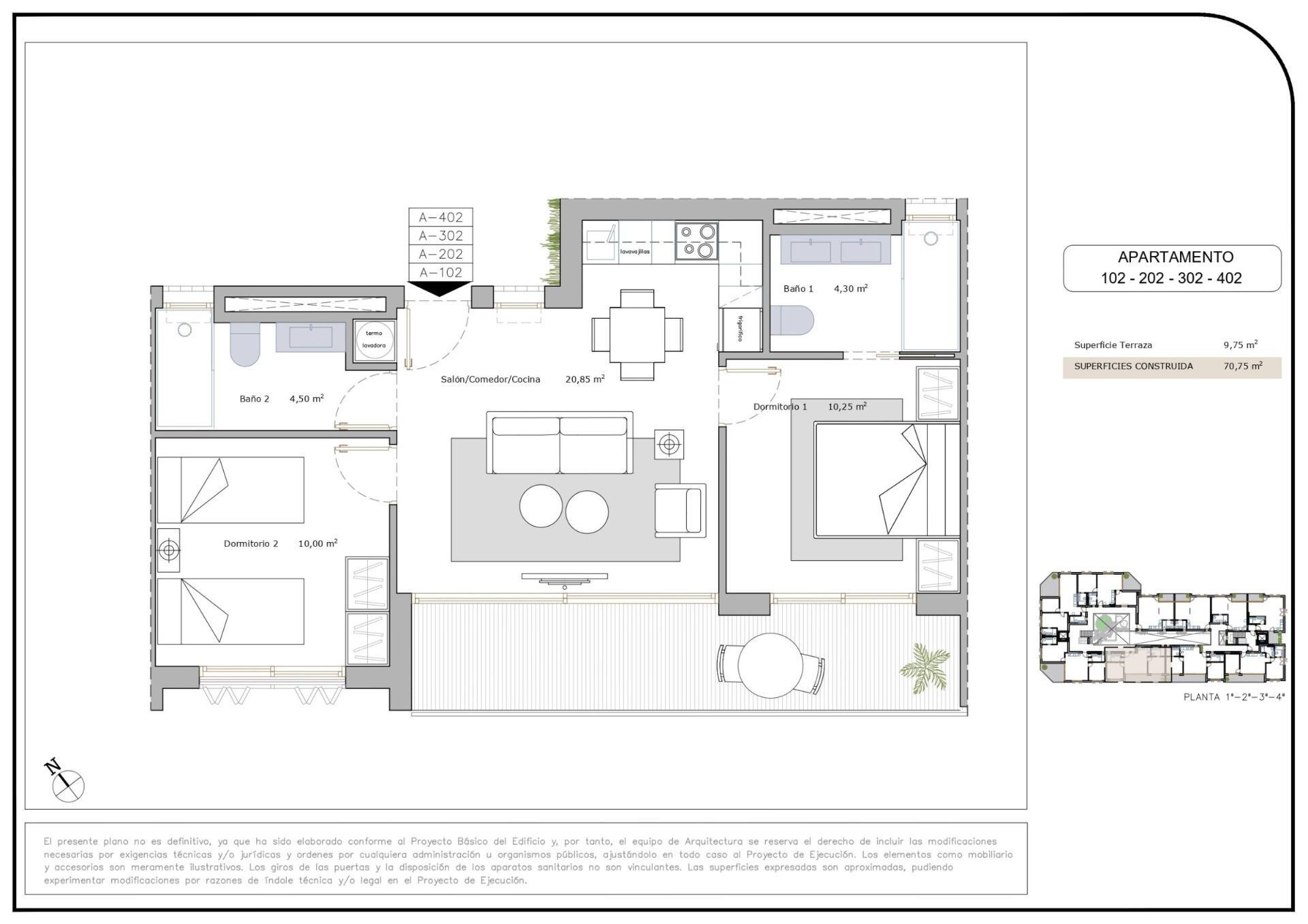 Venta de apartamento en San Pedro del Pinatar