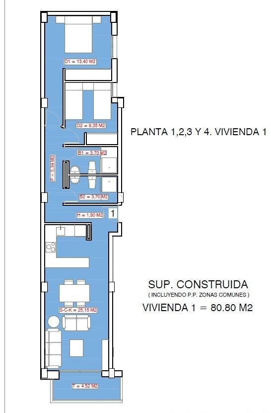 Venta de apartamento en Torrevieja