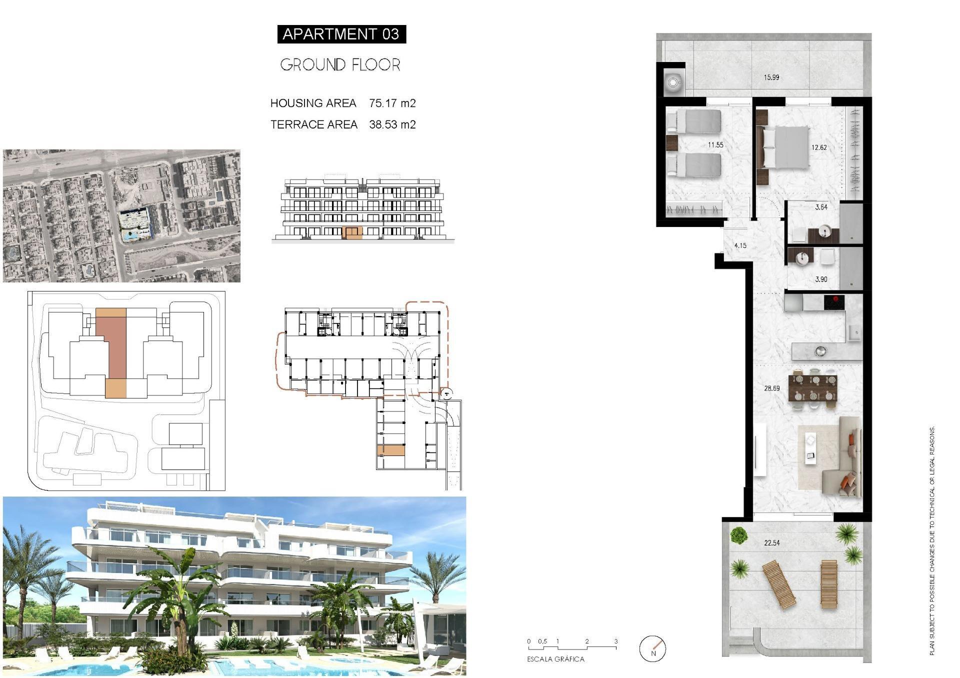 Venta de apartamento en Orihuela Costa
