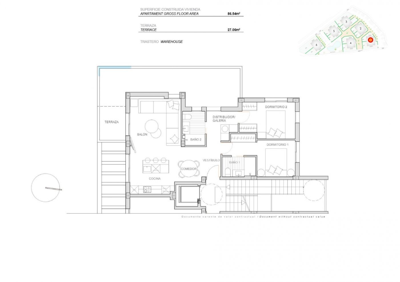 Venta de apartamento en Torre Pacheco