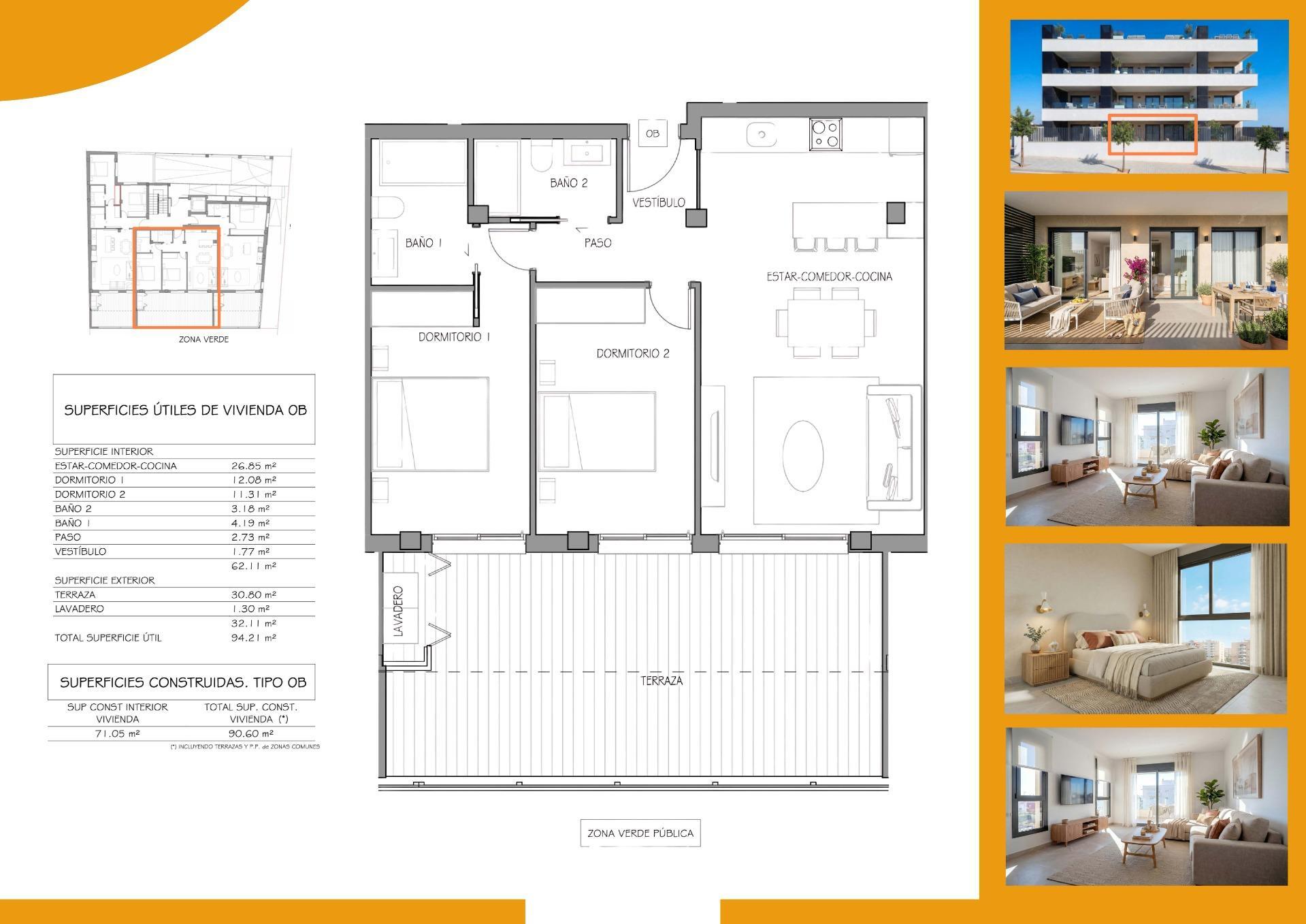 Venta de apartamento en Benijofar