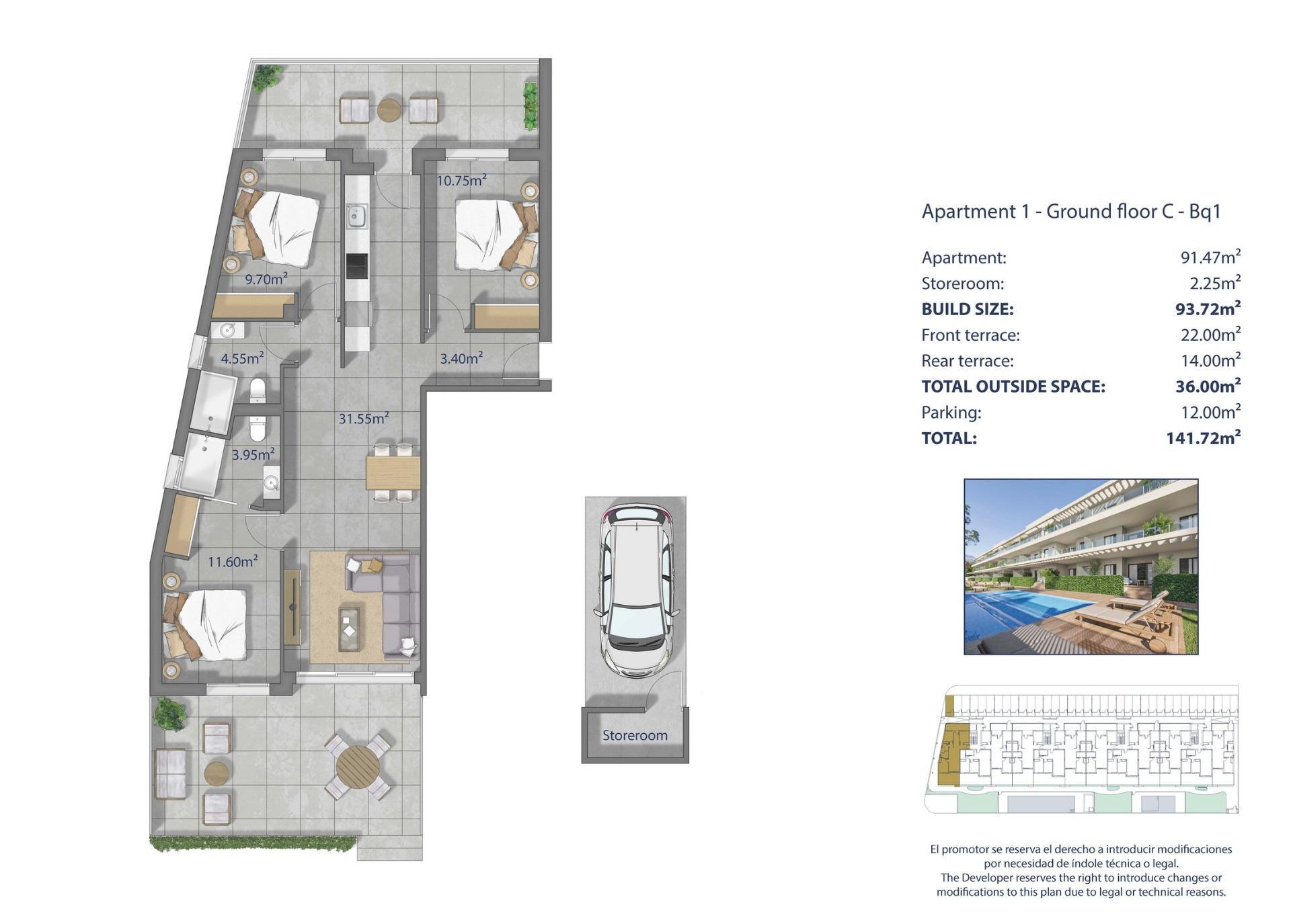 Venta de apartamento en Los Alcazares