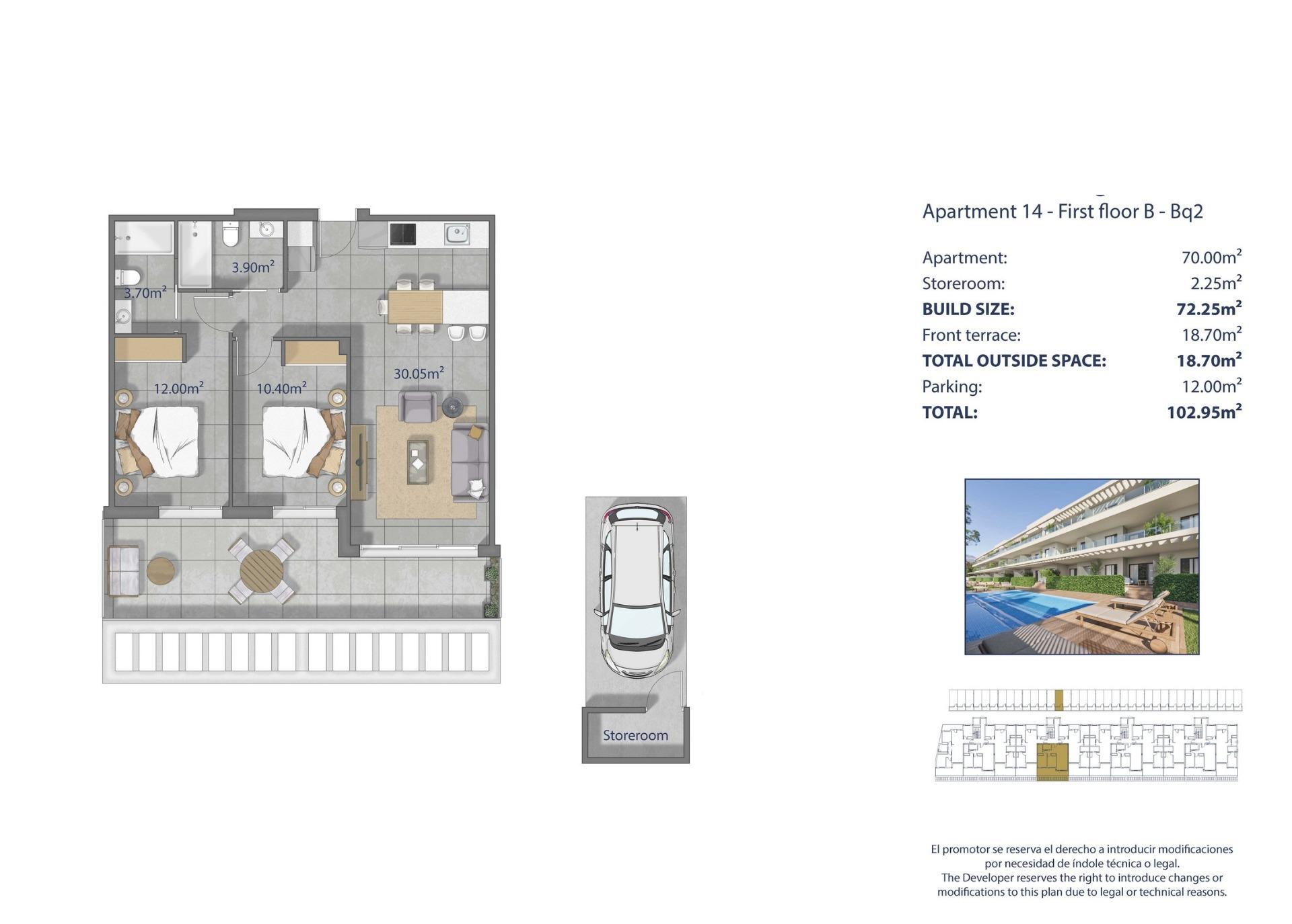 Venta de apartamento en Los Alcazares
