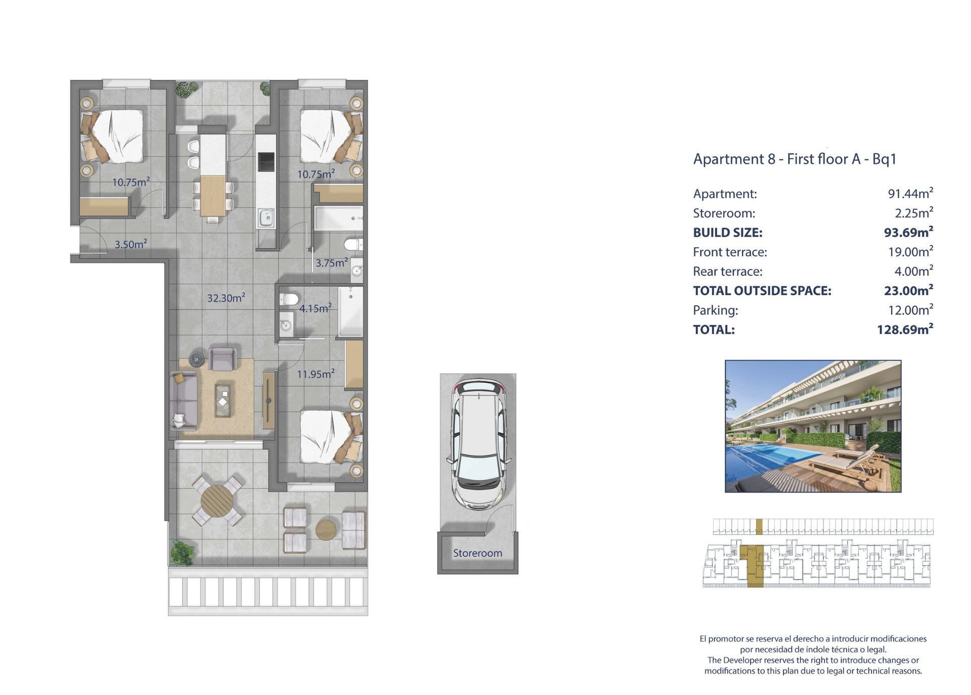 Venta de apartamento en Los Alcazares