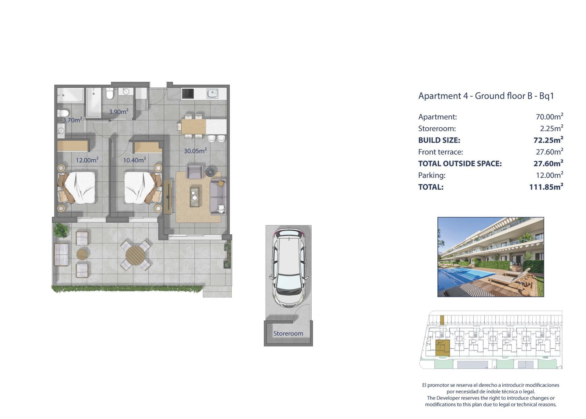 Venta de apartamento en Los Alcazares