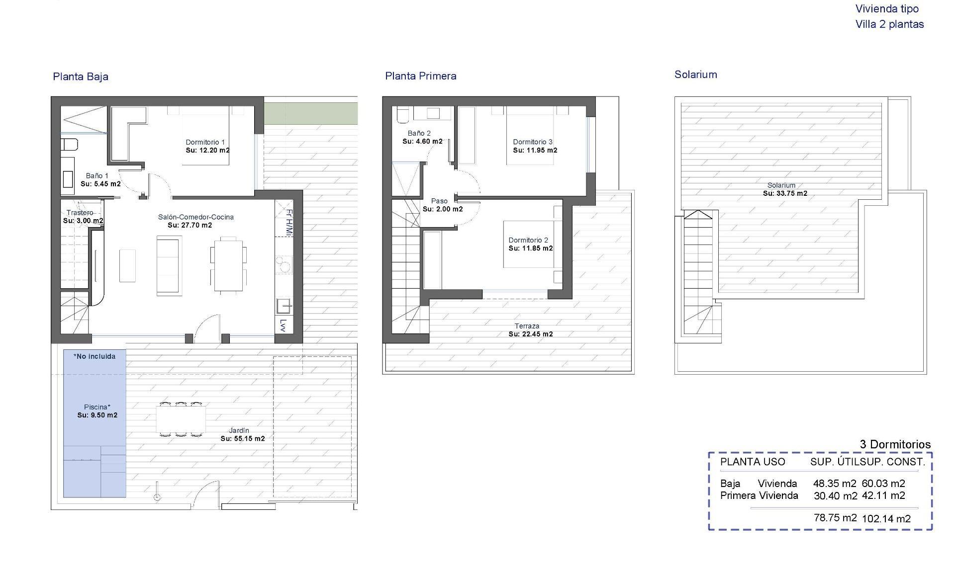 Venta de villa en Alhama De Murcia