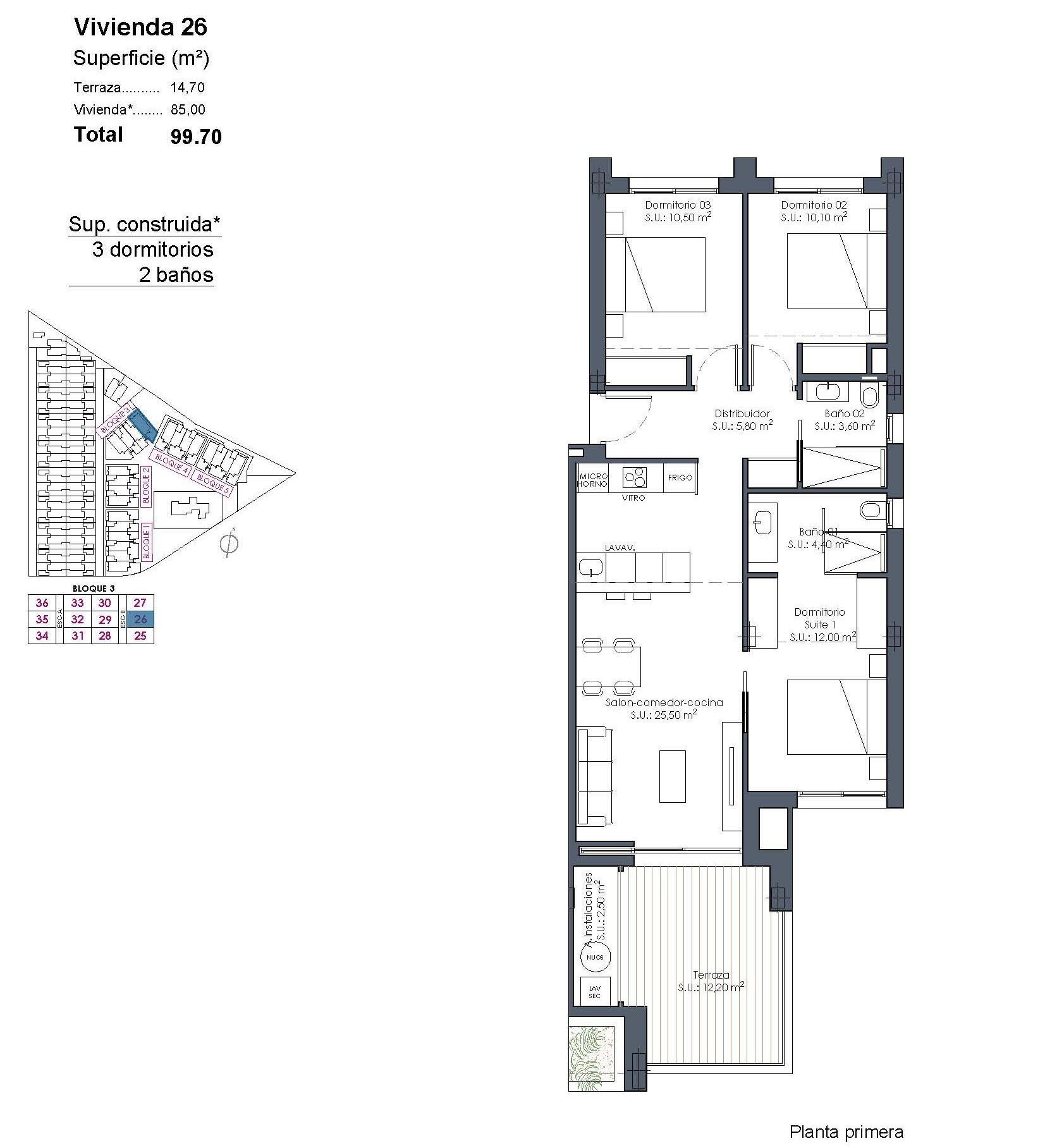 Venta de apartamento en Los Alcazares