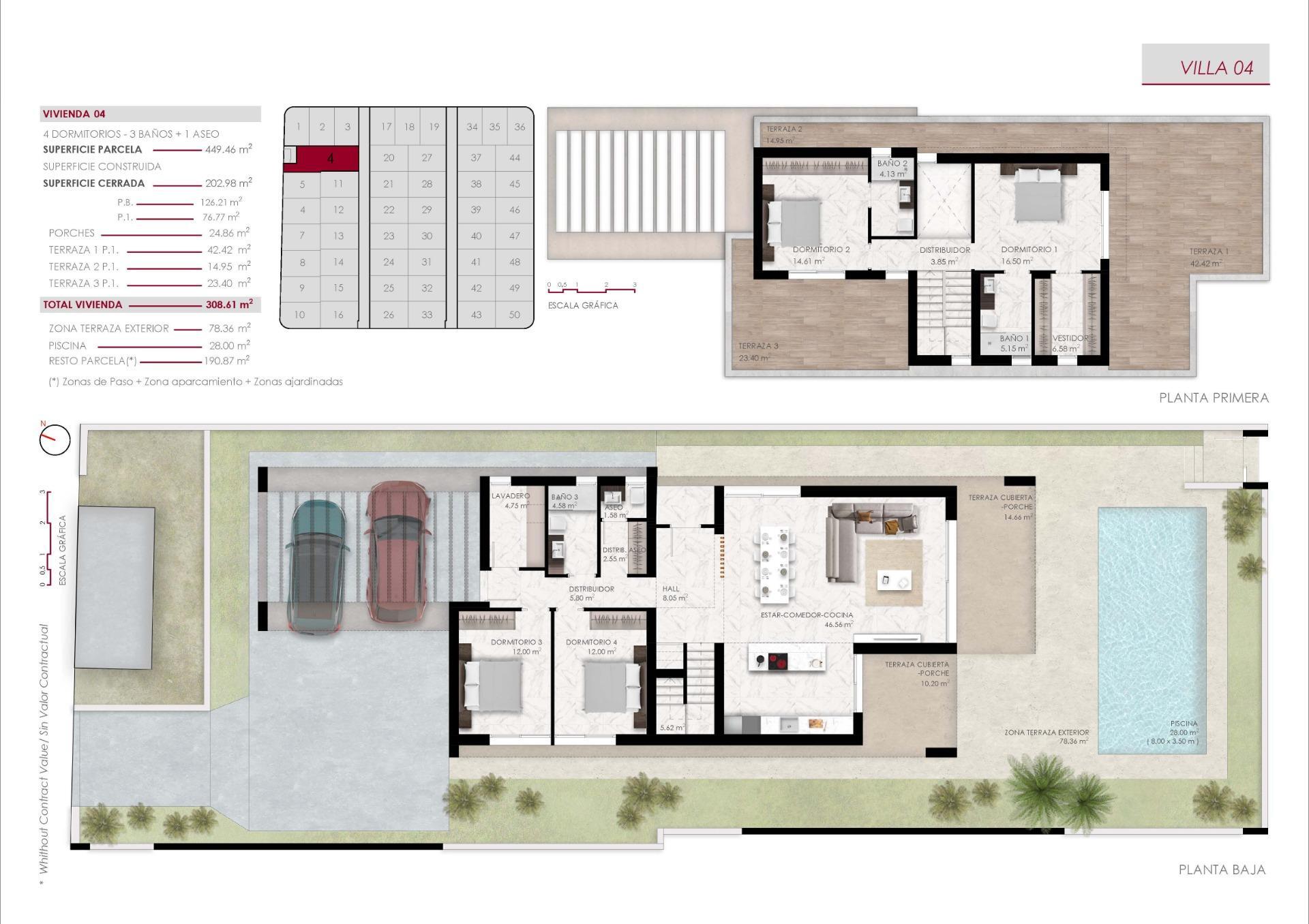 Venta de villa en Ciudad Quesada