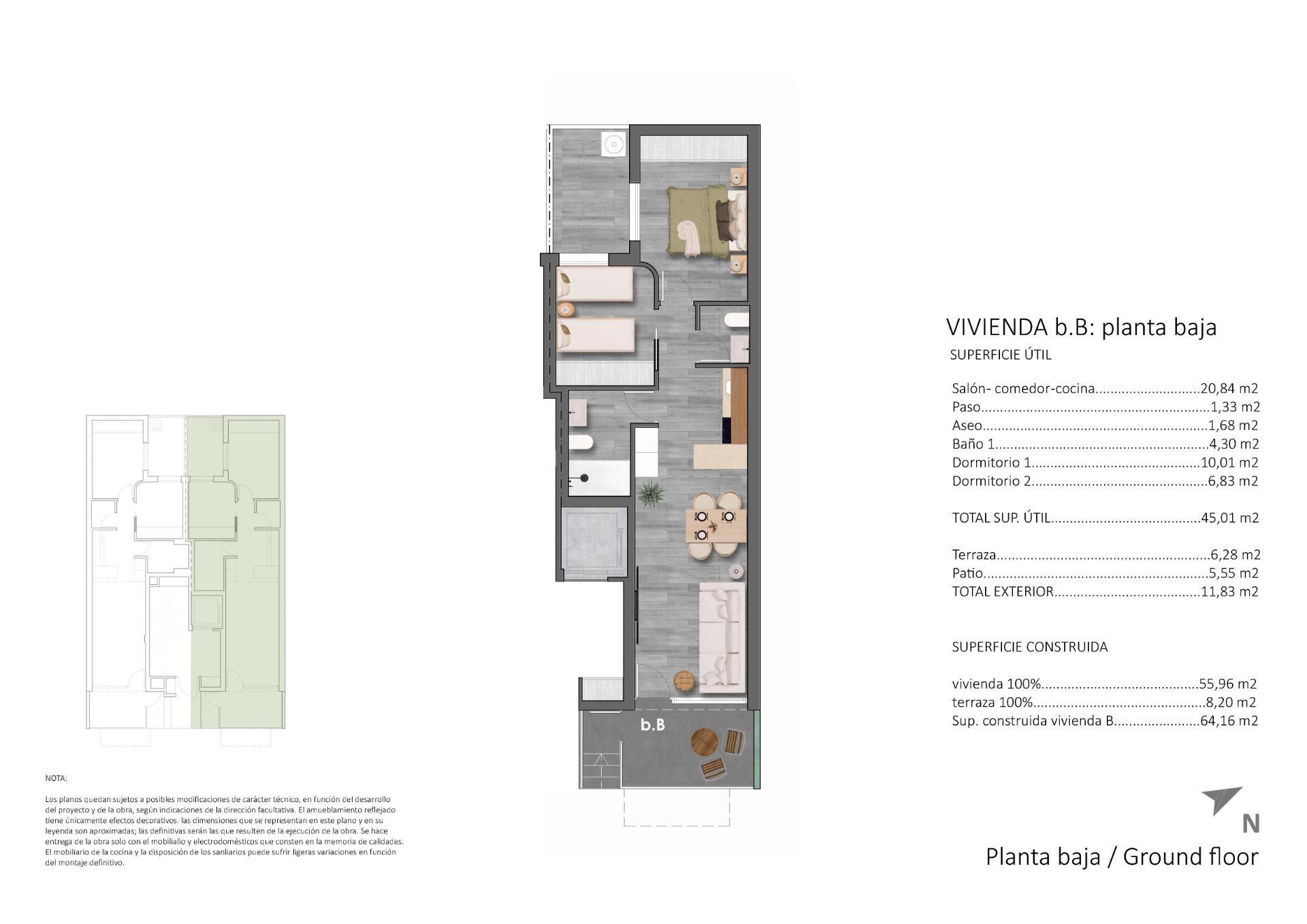 Venta de apartamento en Pilar de La Horadada