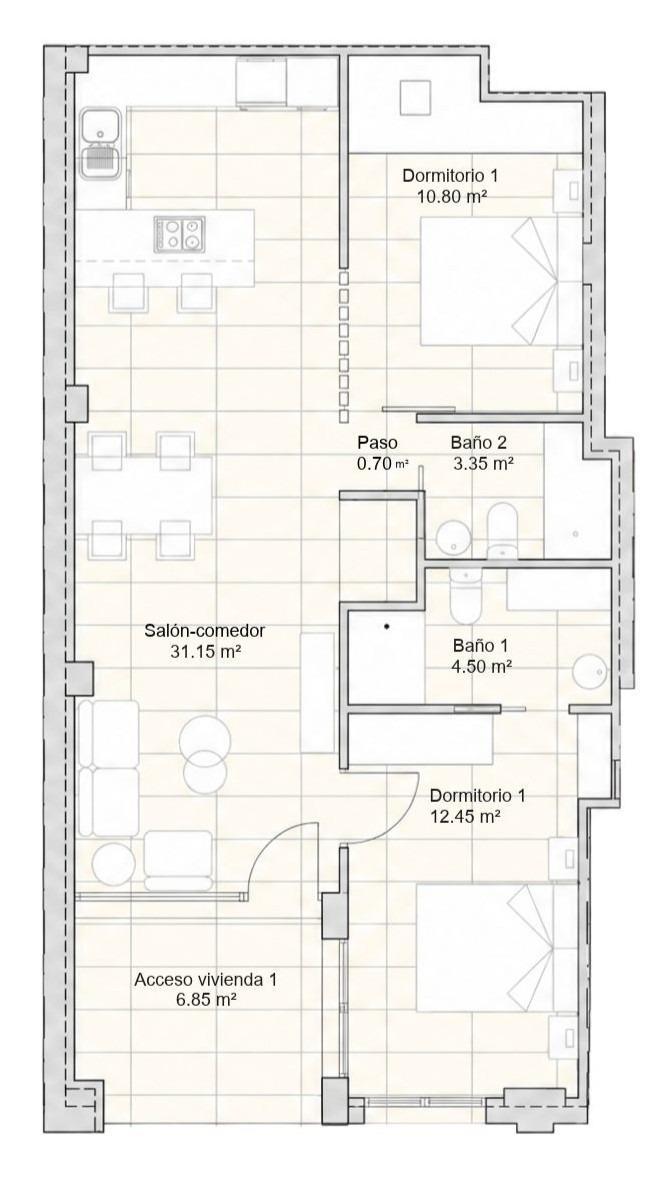 Venta de apartamento en San Javier