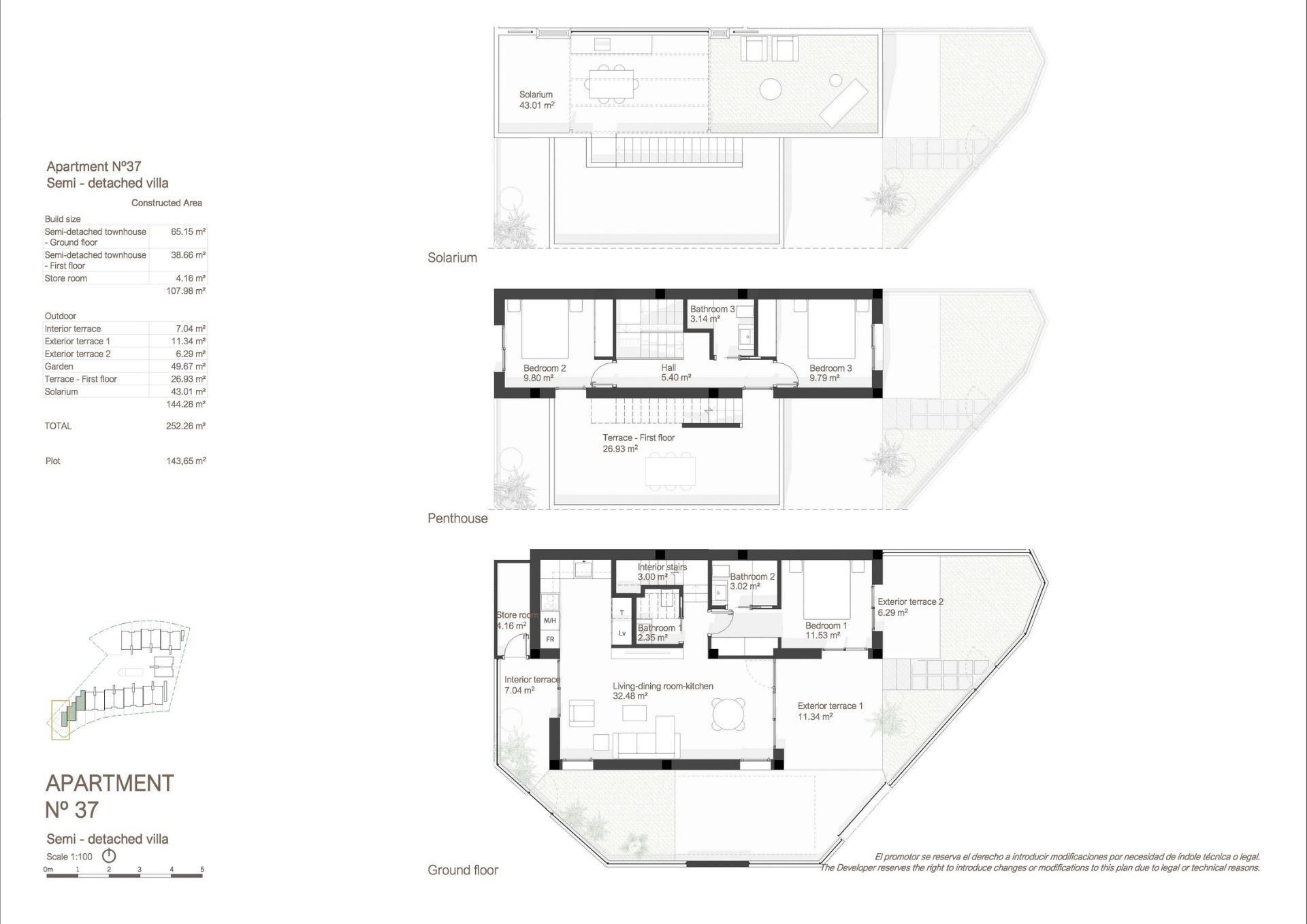 Venta de villa en San Javier