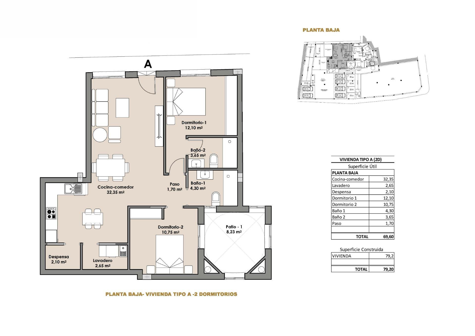 Venta de apartamento en Puerto de Mazarron
