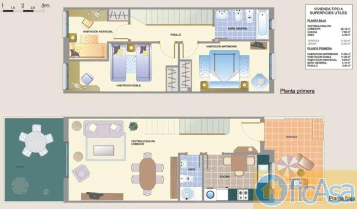 For sale of house in Almazora