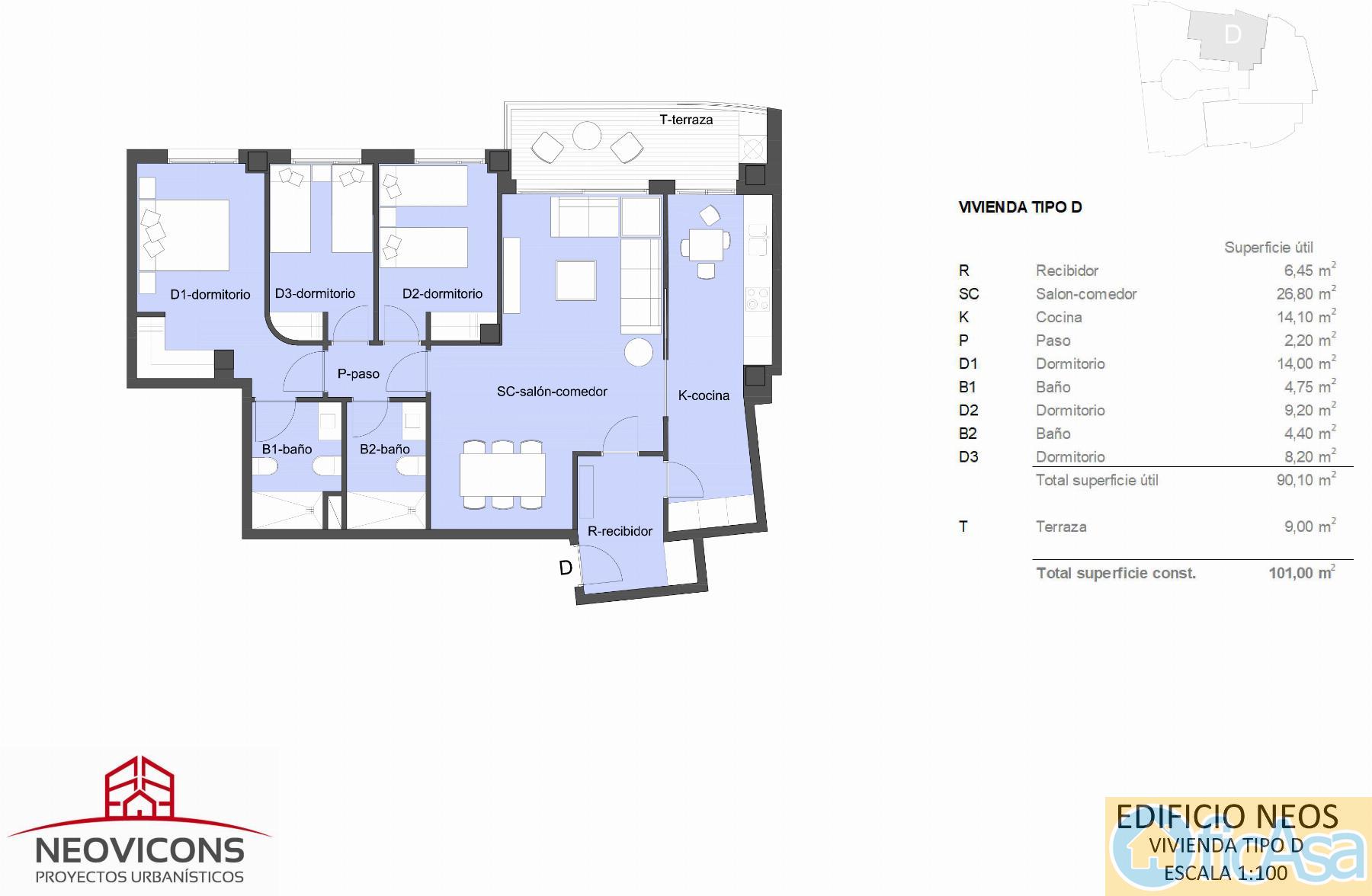 Venta de piso en Castellón