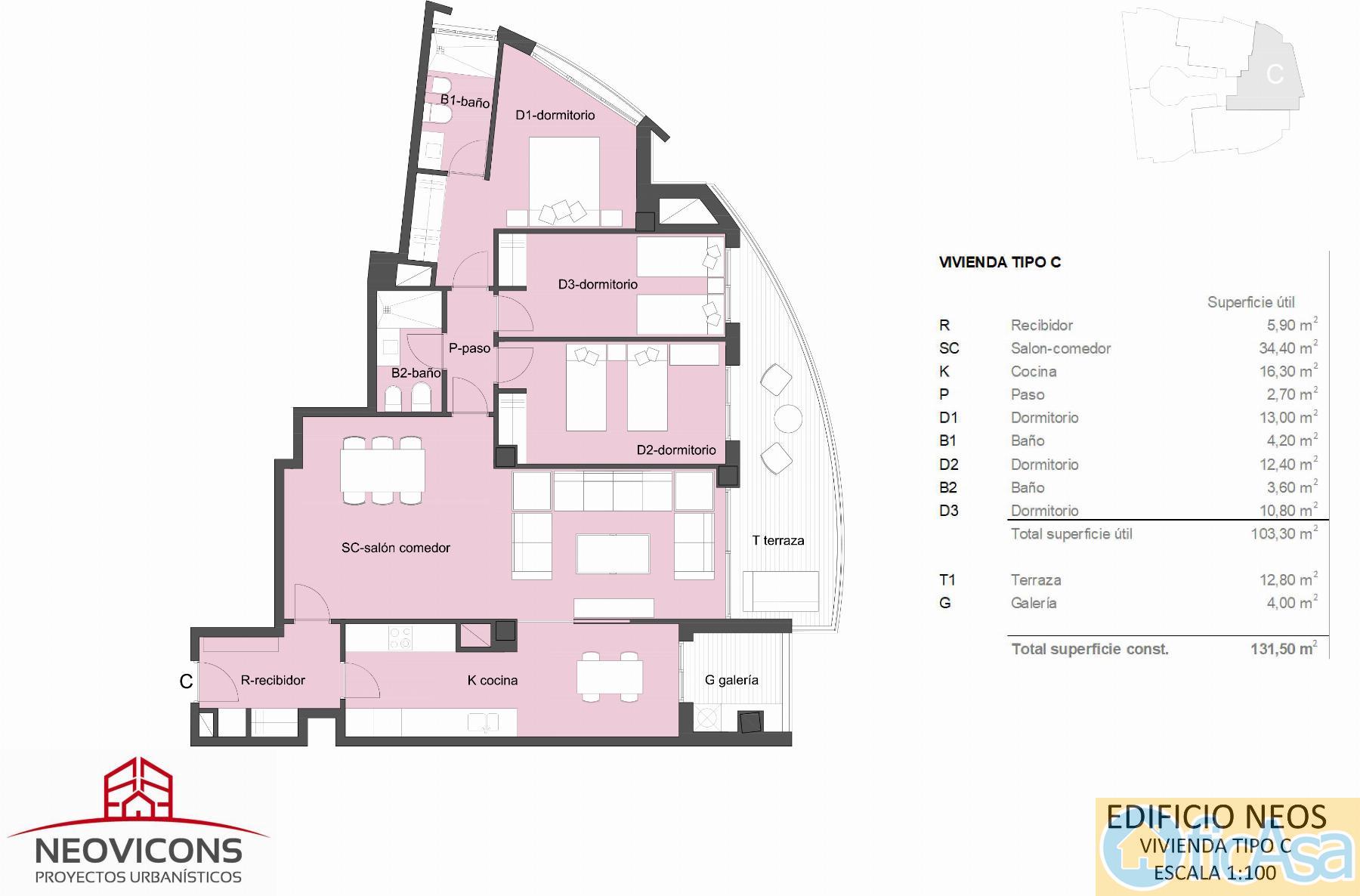 Venta de piso en Castellón