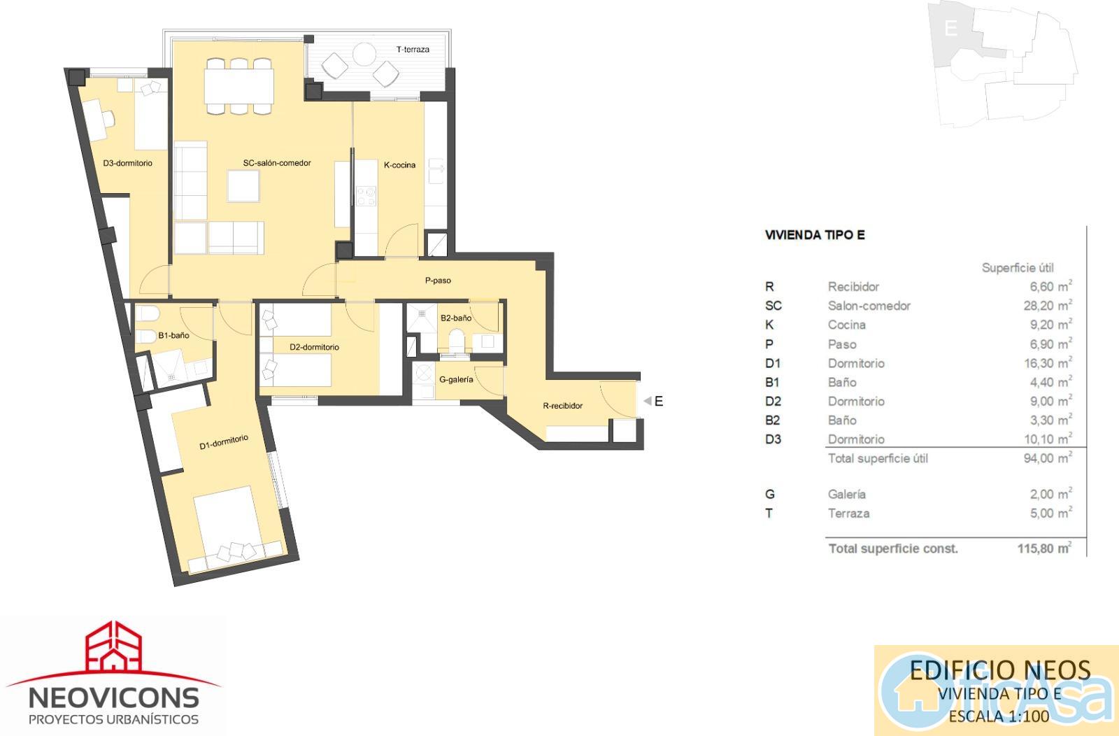 Venta de piso en Castellón