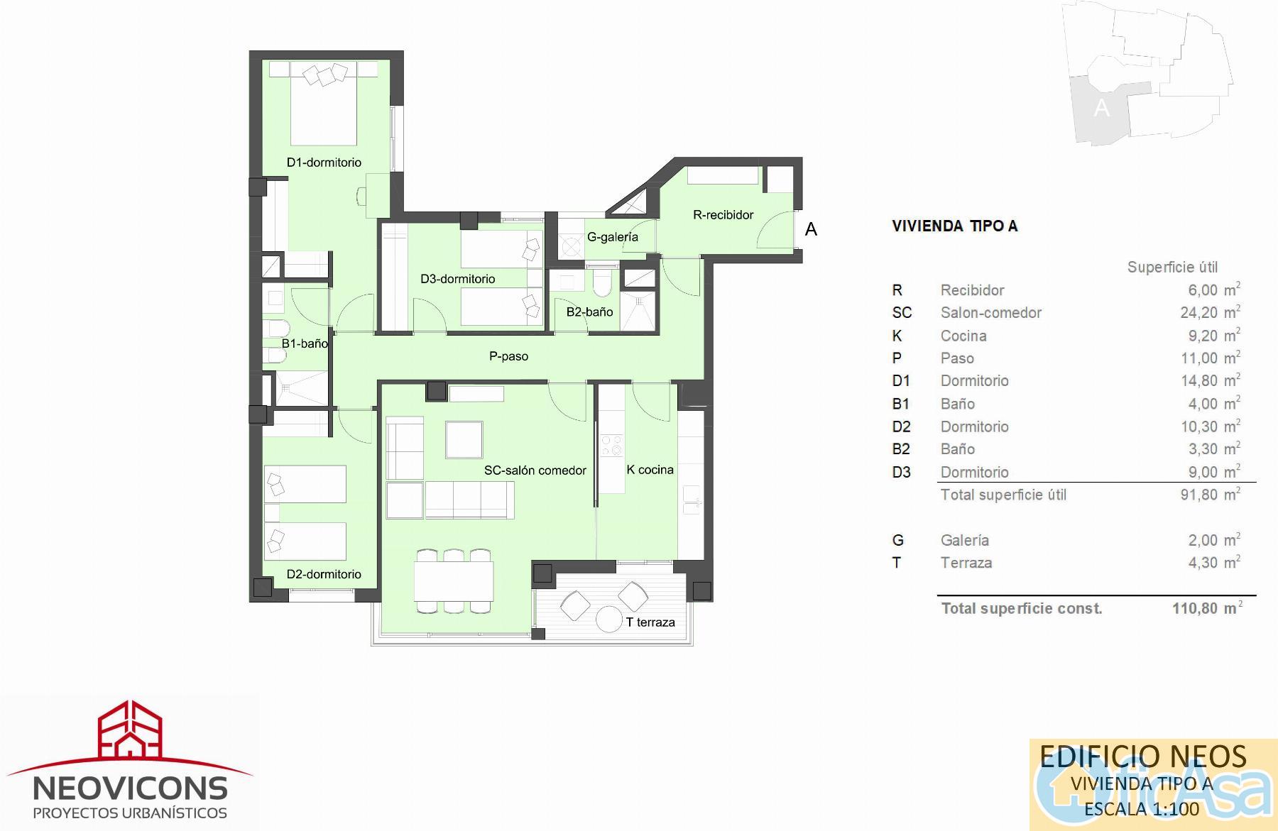 Venta de piso en Castellón