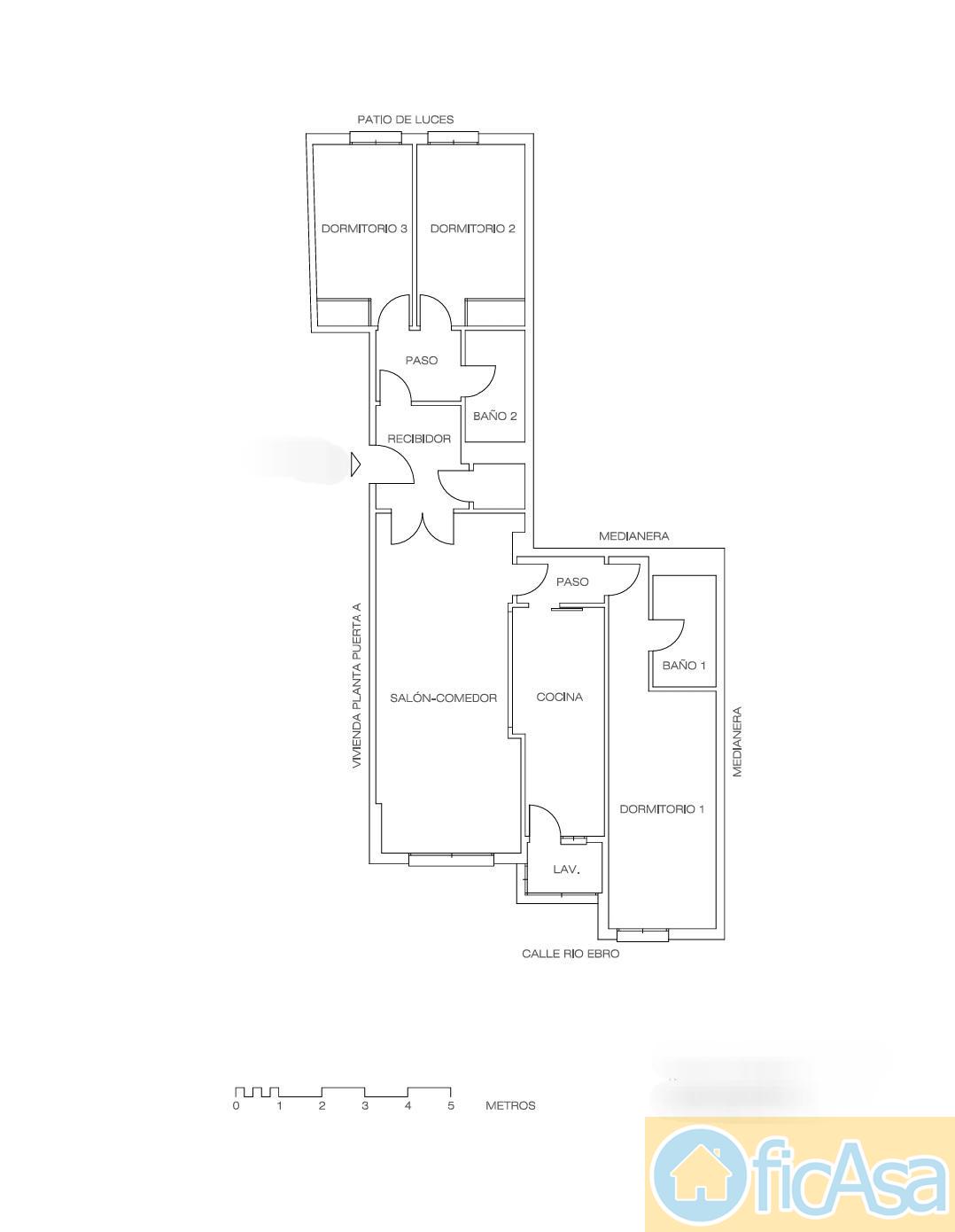 For sale of flat in Castellón