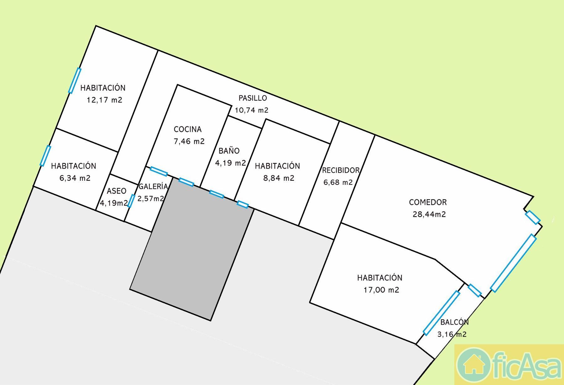 Venta de piso en Castellón