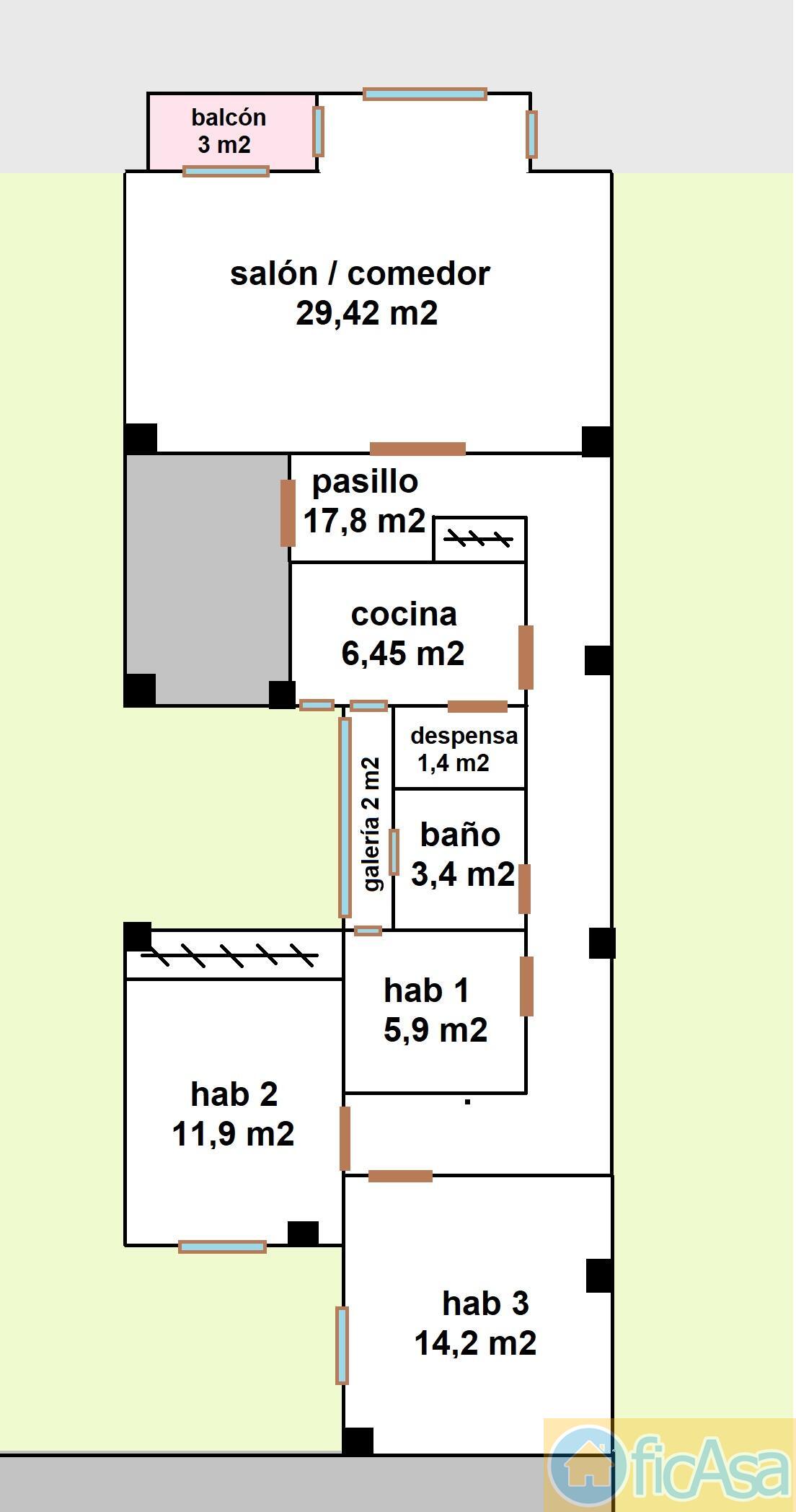 Venta de piso en Castellón
