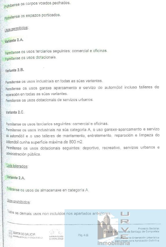 Venta de terreno en Santiago de Compostela