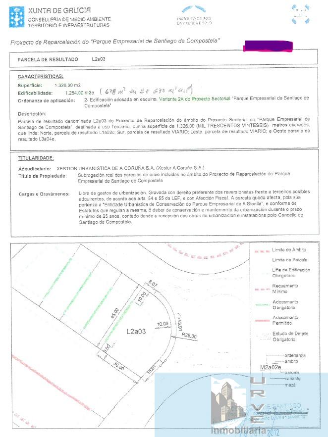 Продажа от

 Земельные участки на Santiago de Compostela