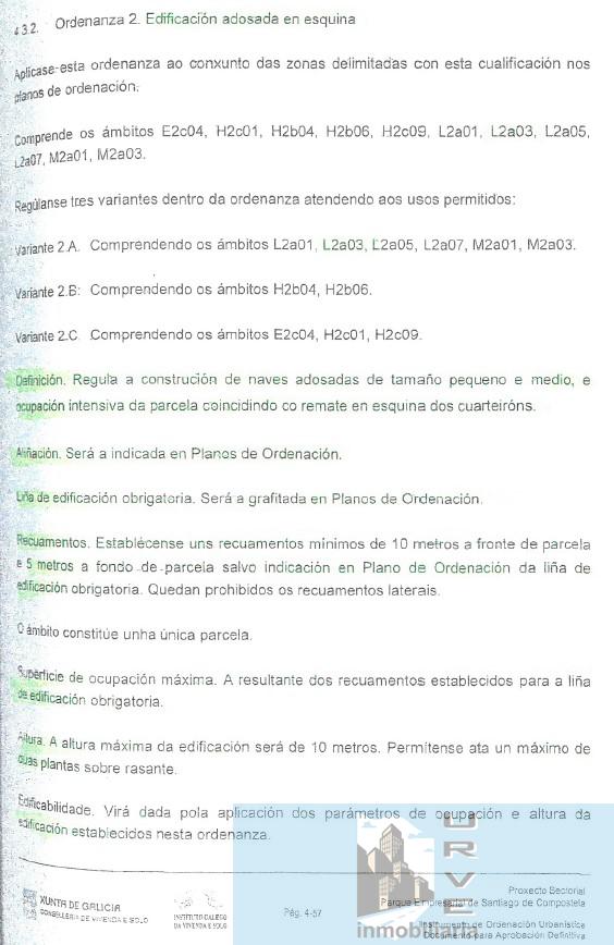 Venta de terreno en Santiago de Compostela