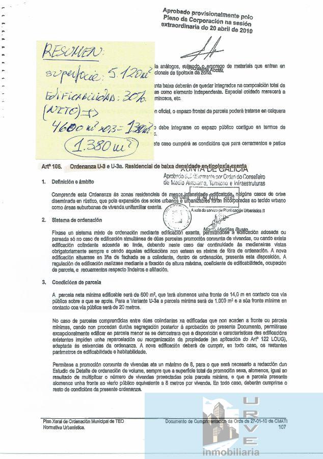 For sale of land in Teo