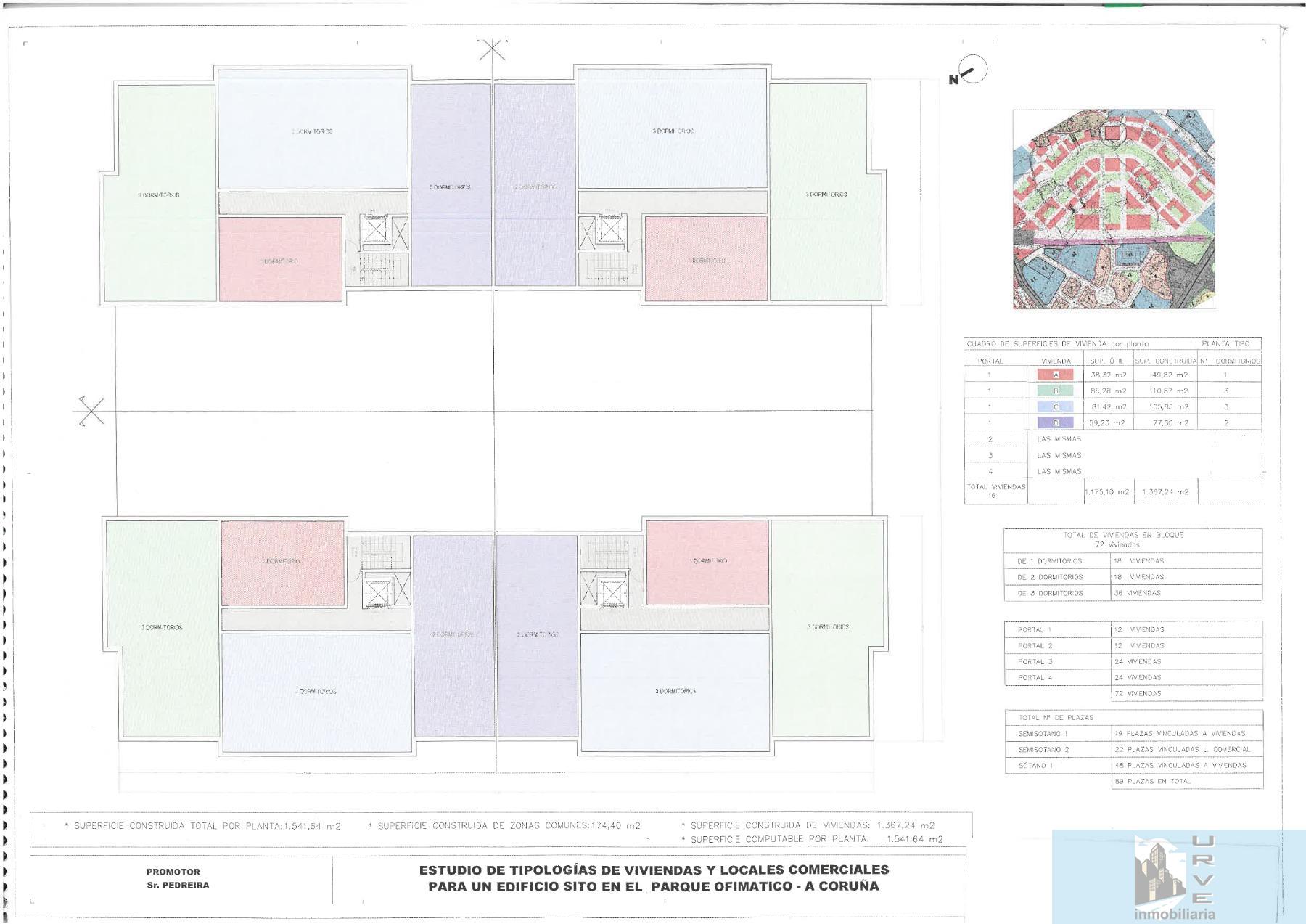 For sale of land in Santiago de Compostela